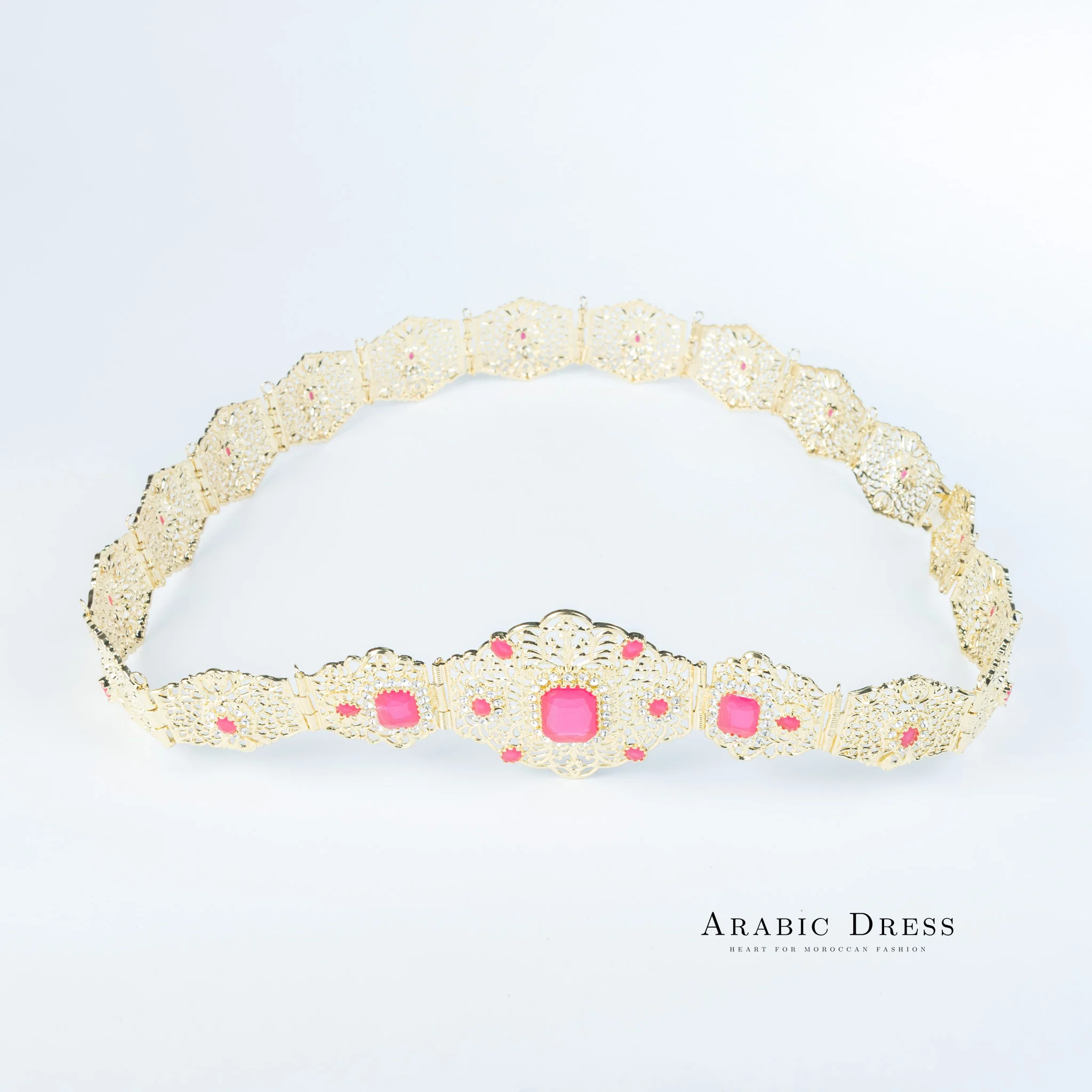 Bora Gold/Fuchsia Belt - Image 2