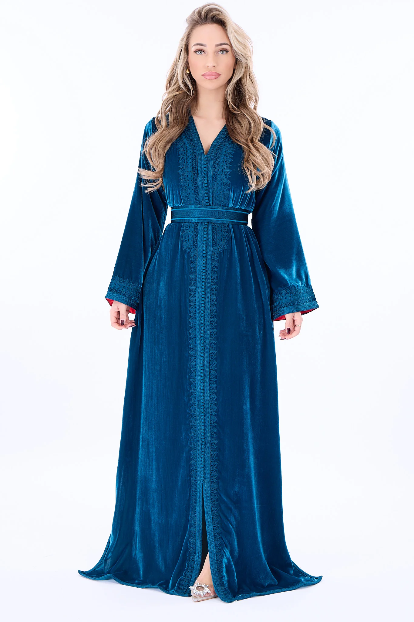 Caftan Amani Blue Petrol - Image 2