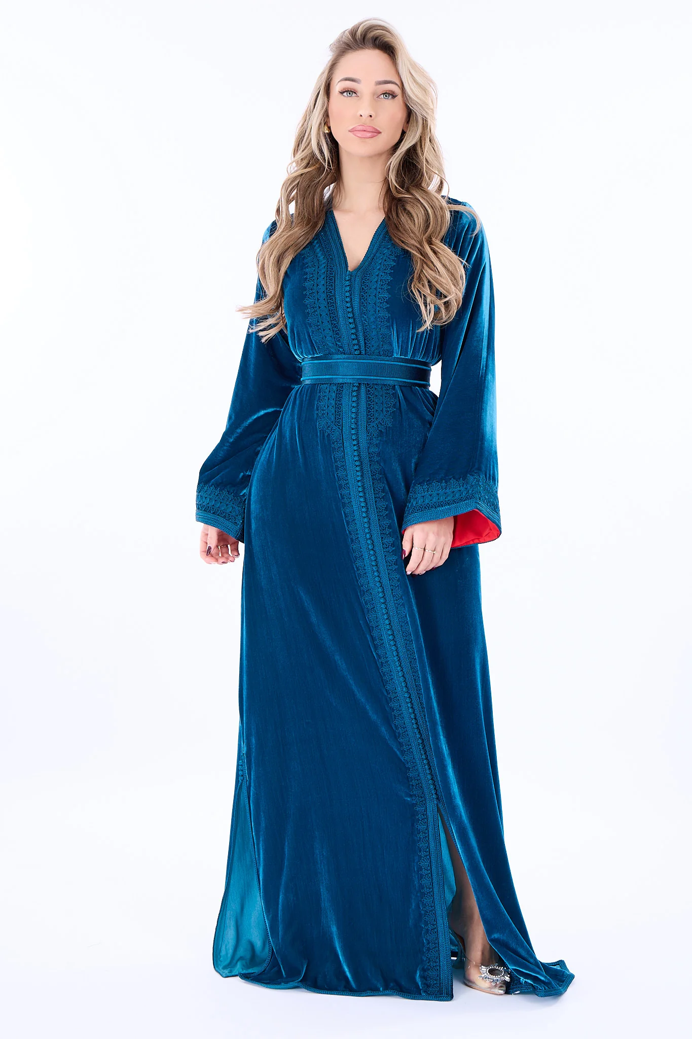 Caftan Amani Blue Petrol - Image 5
