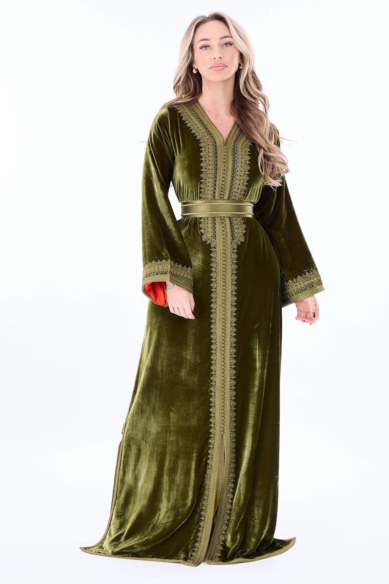 Caftan Amani Olivegreen - Image 2