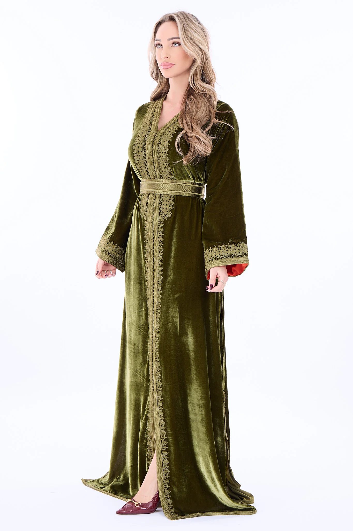 Caftan Amani Olivegreen - Image 6