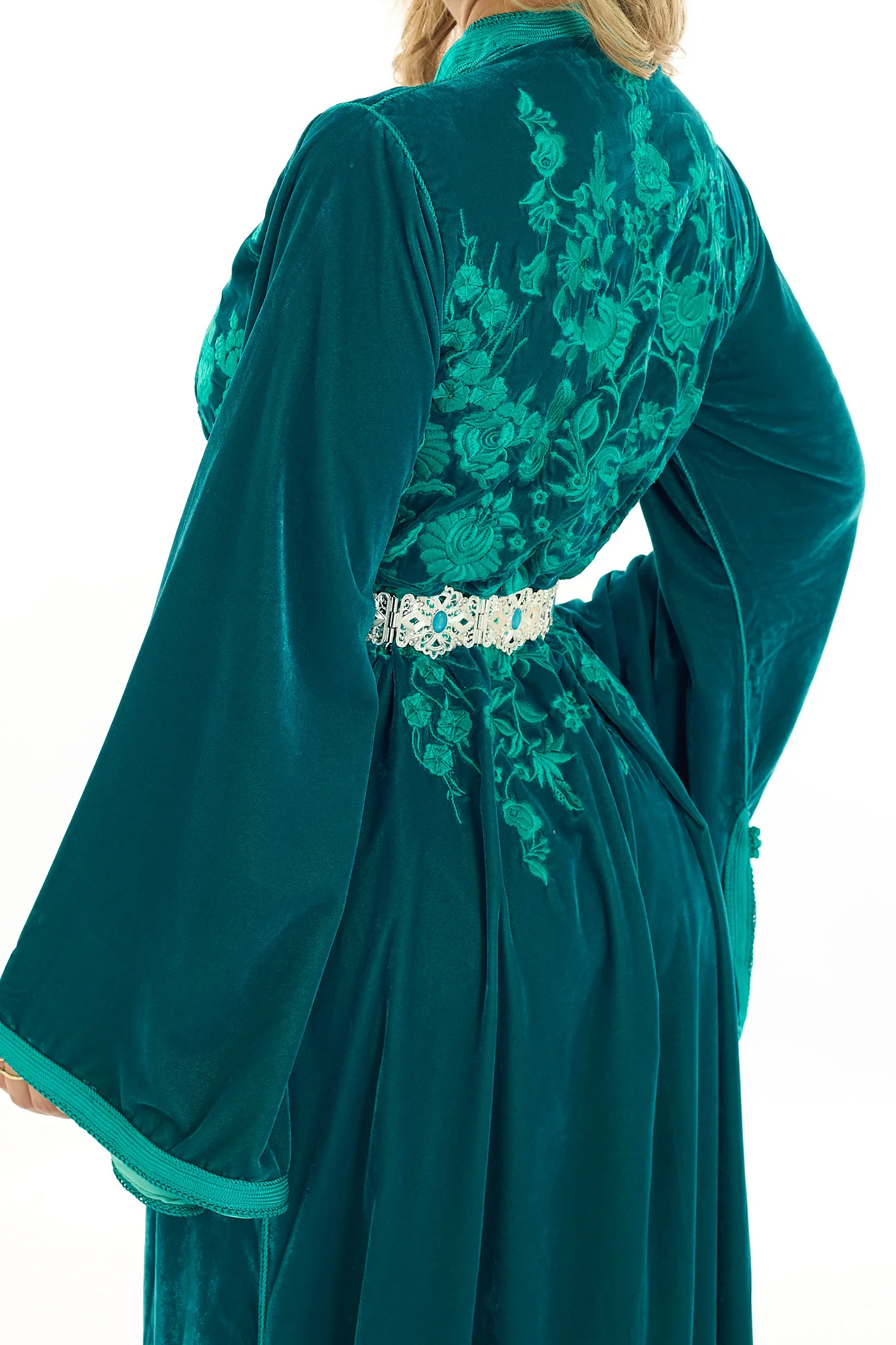 Caftan Amara Blue Petrol - Image 6
