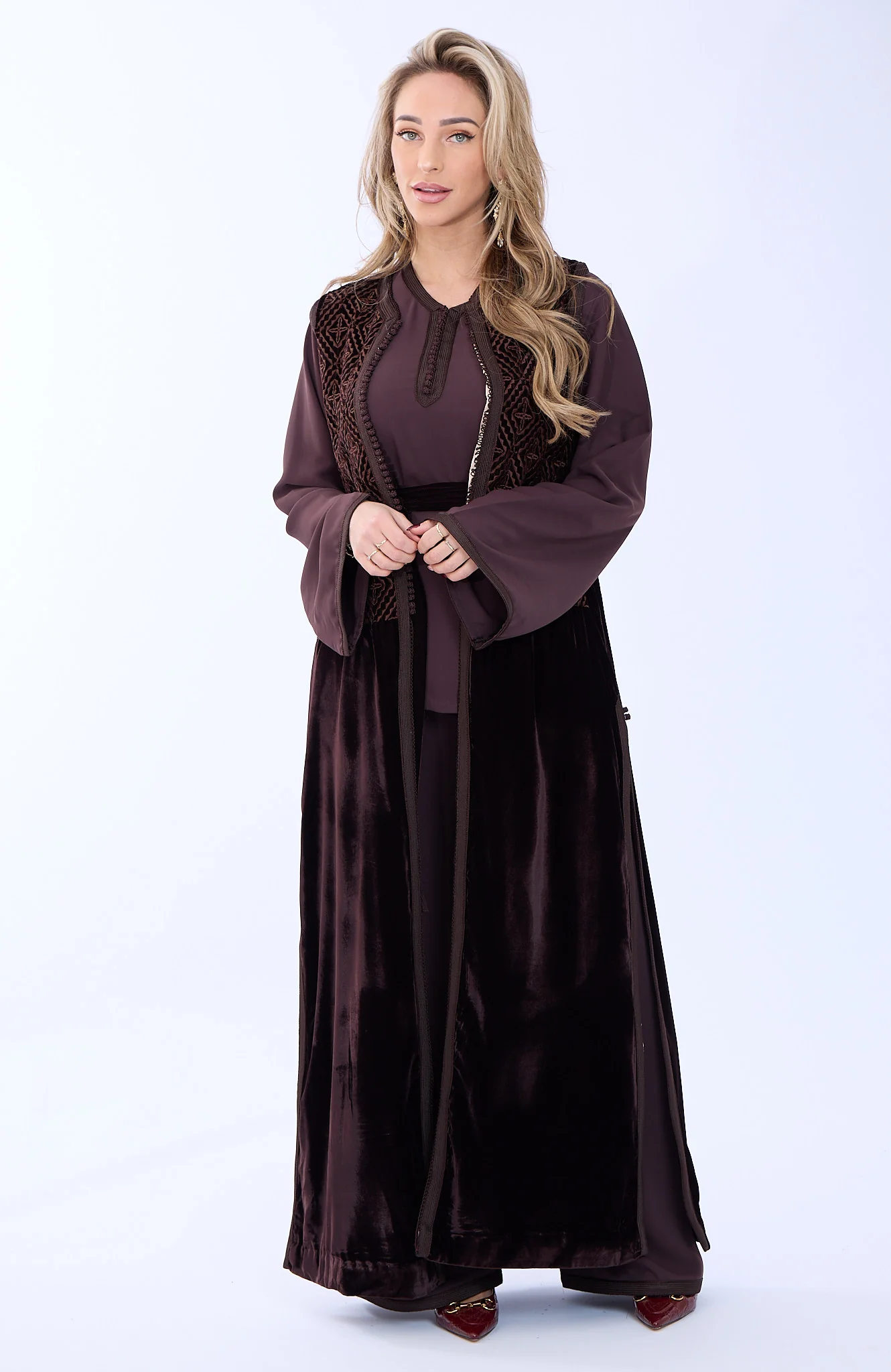 Caftan Aneesa Brown - Image 5