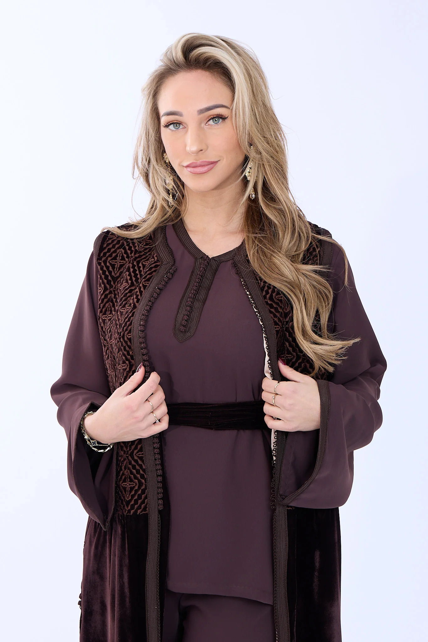 Caftan Aneesa Brown - Image 7
