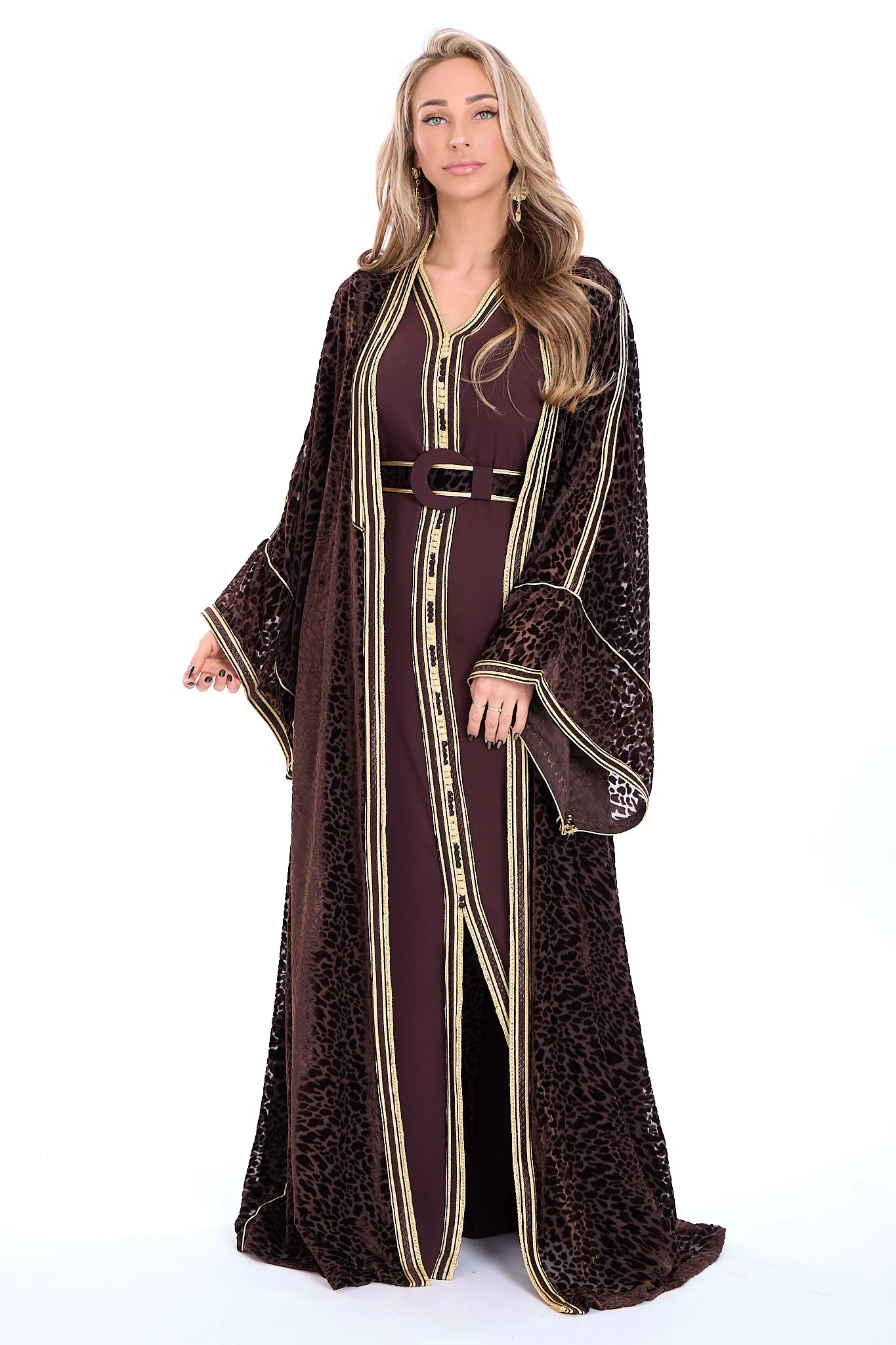 Caftan Anissa Brown - Image 5