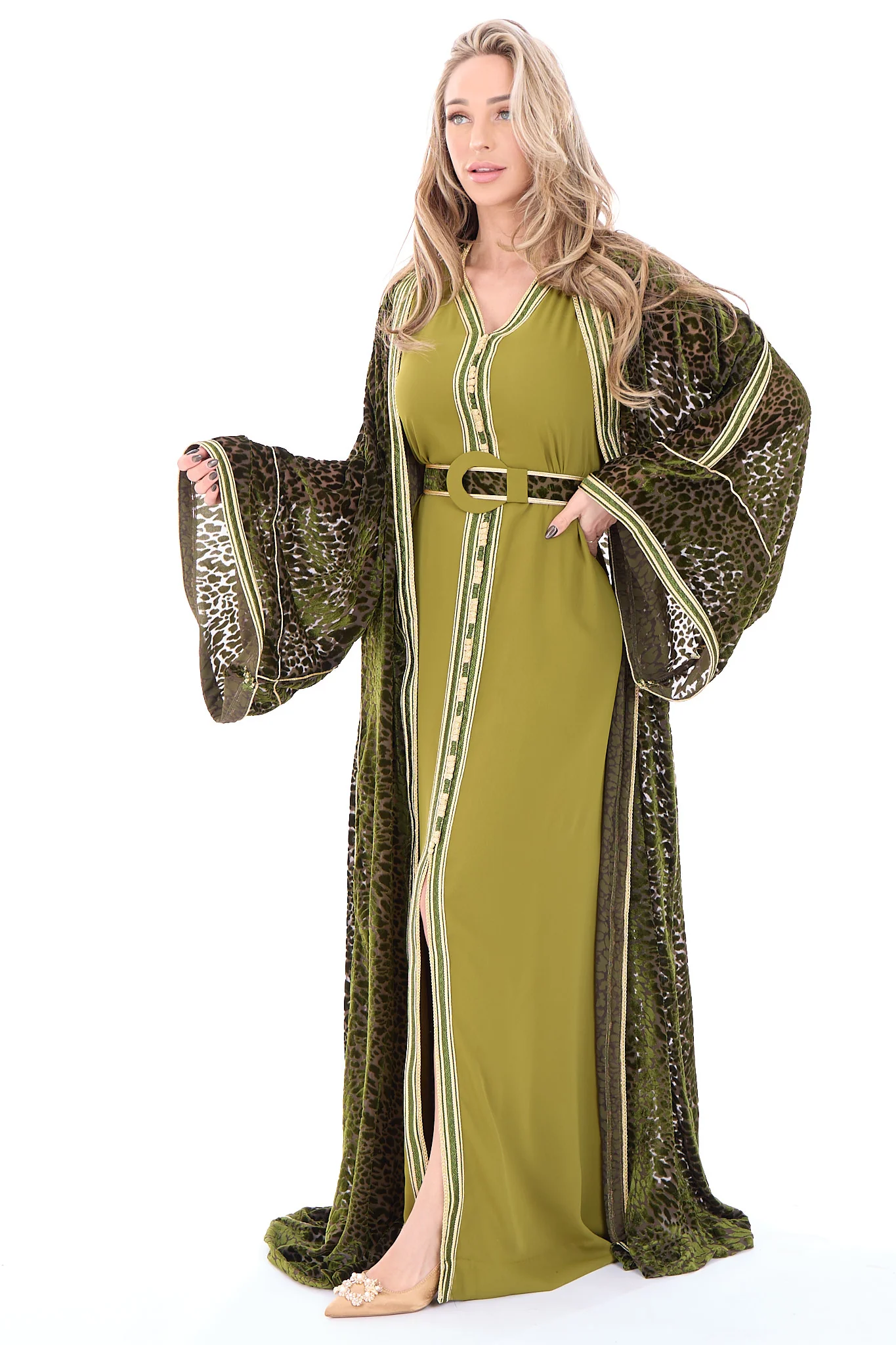 Caftan Anissa Oivegreen - Image 4
