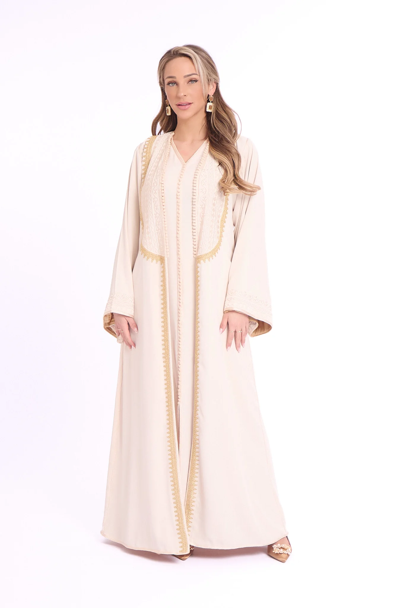 Caftan Asmahan beige - Image 3