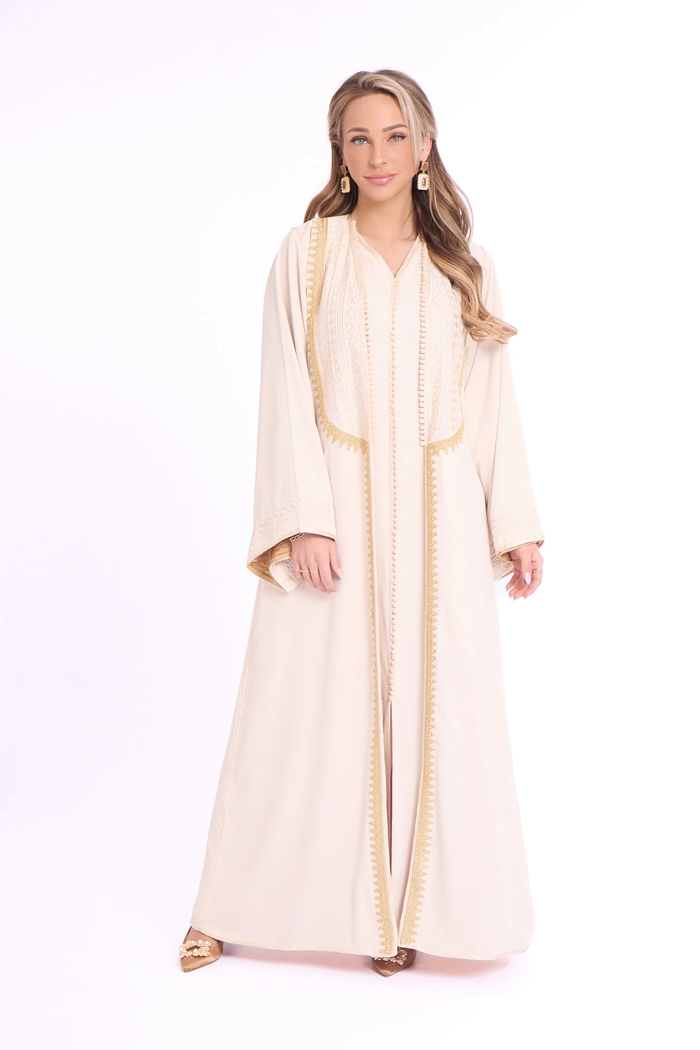 Caftan Asmahan beige - Image 4