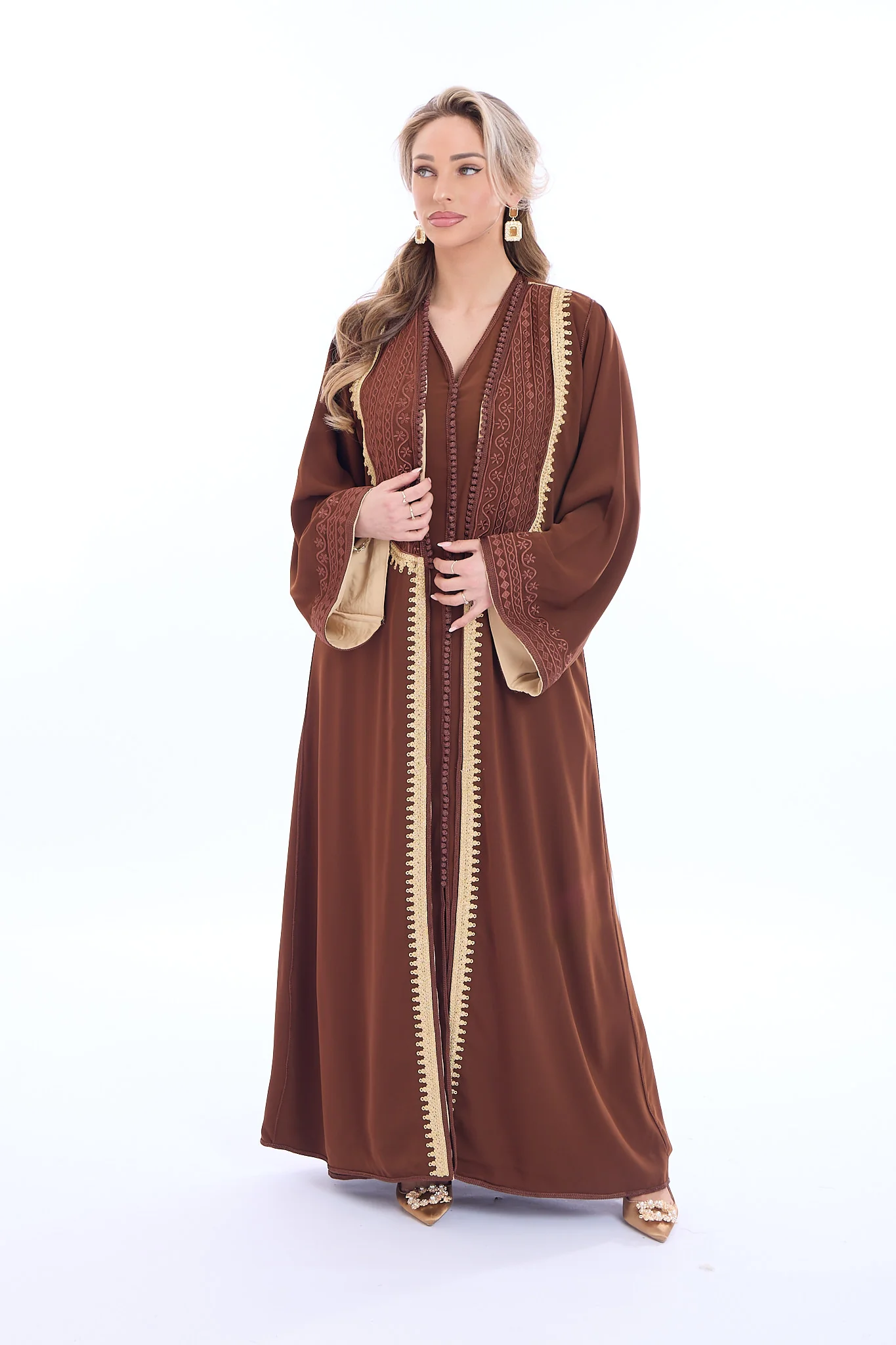 Caftan Asmahan Brown - Image 3