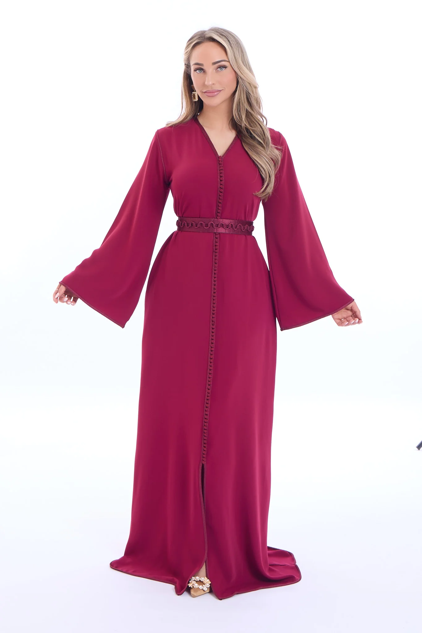 Caftan Aya Bordeaux - Image 8