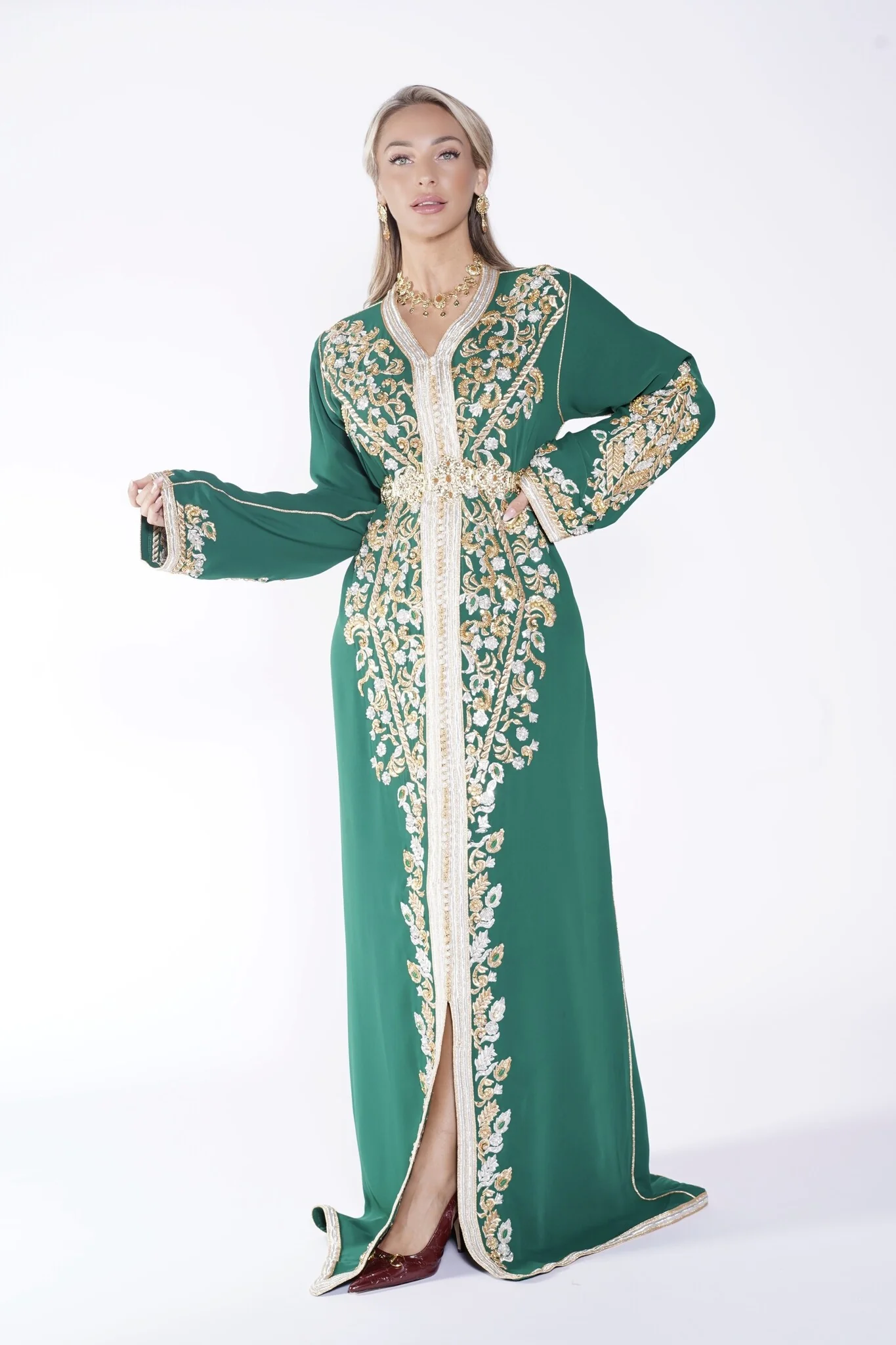 Caftan Ayanna Darkgreen - Image 2