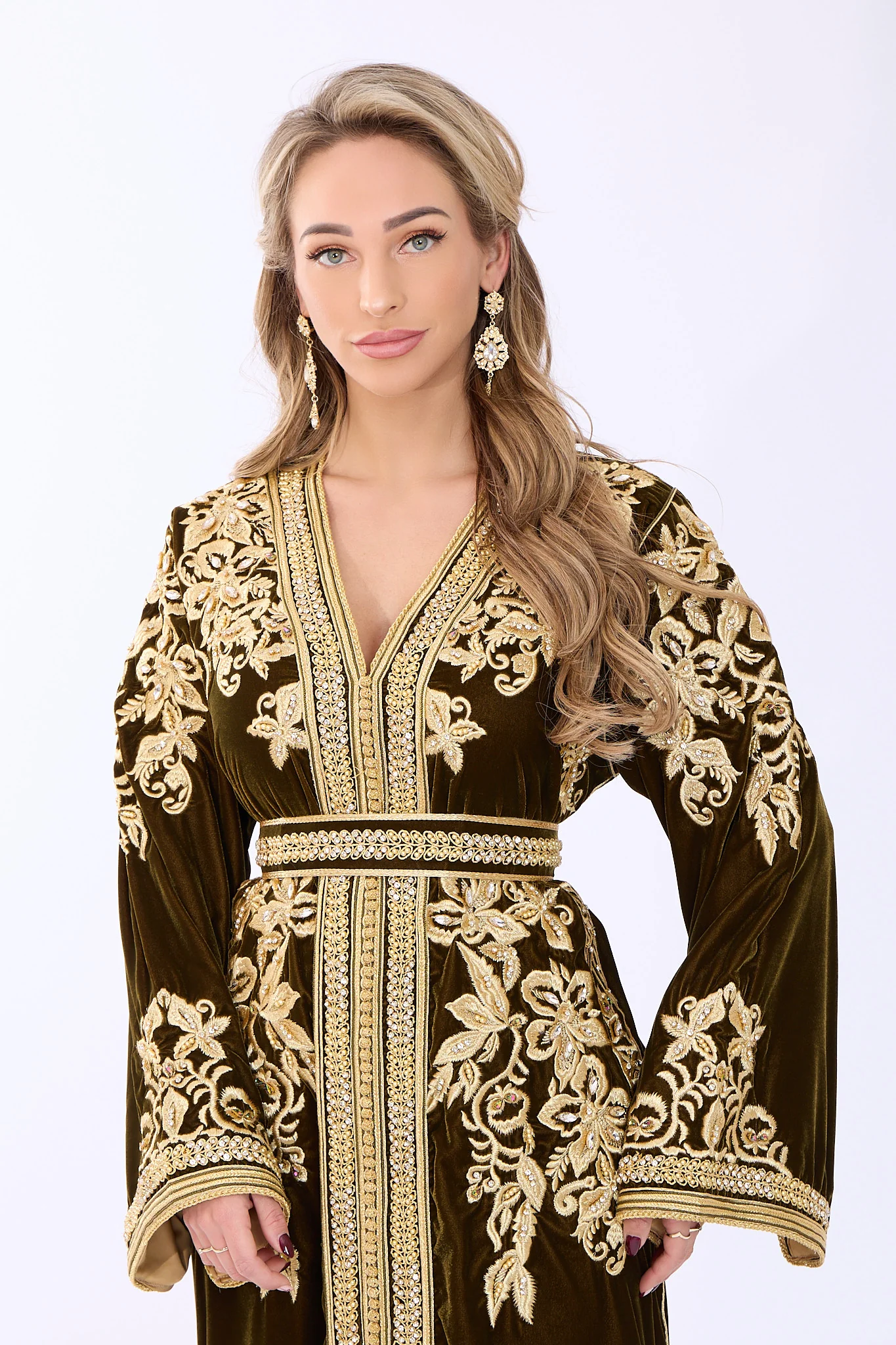 Caftan Bahar Olive Green