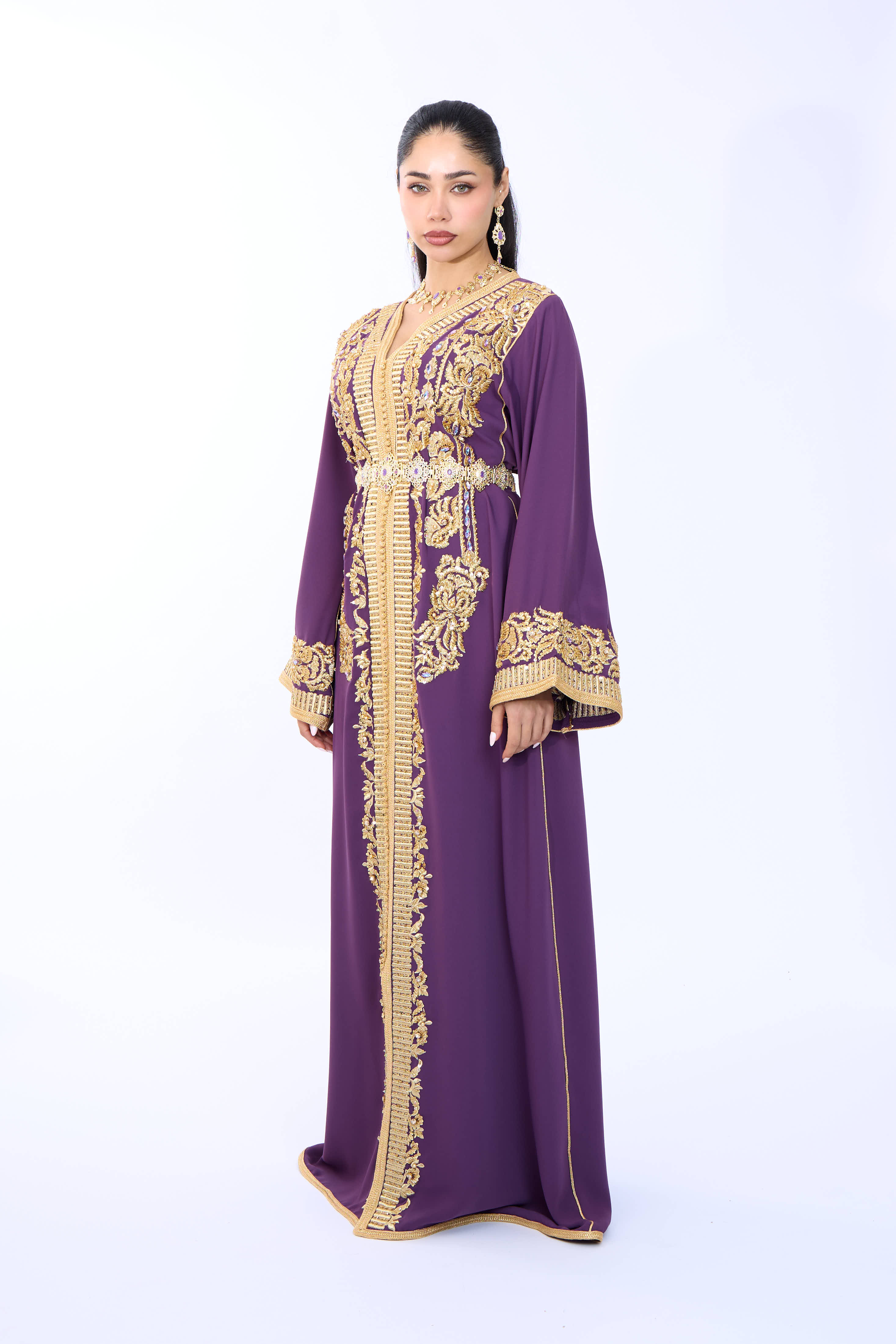 Caftan Diyana Purple - Image 2