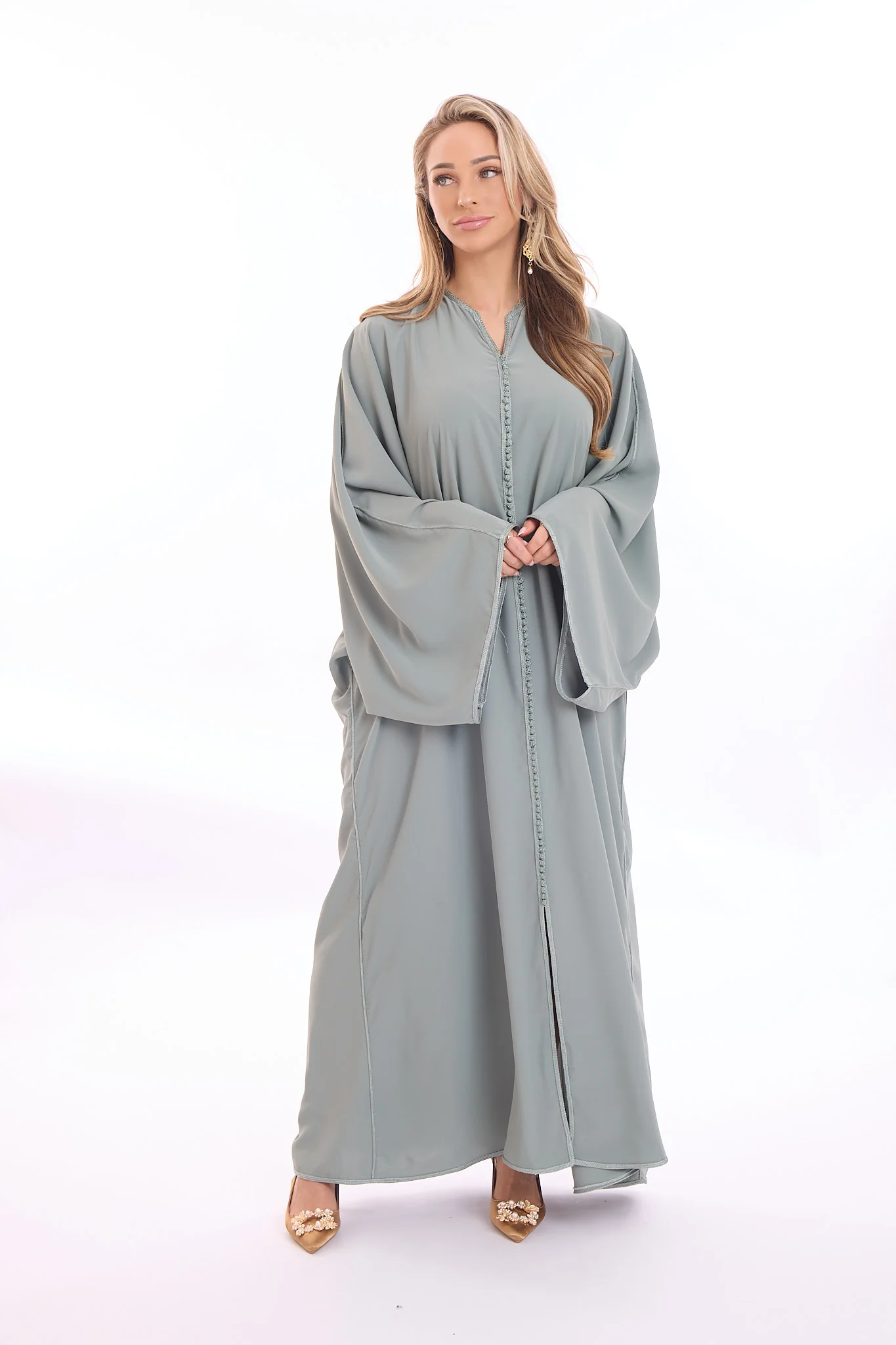 Caftan Dua Darkseagreen - Image 2