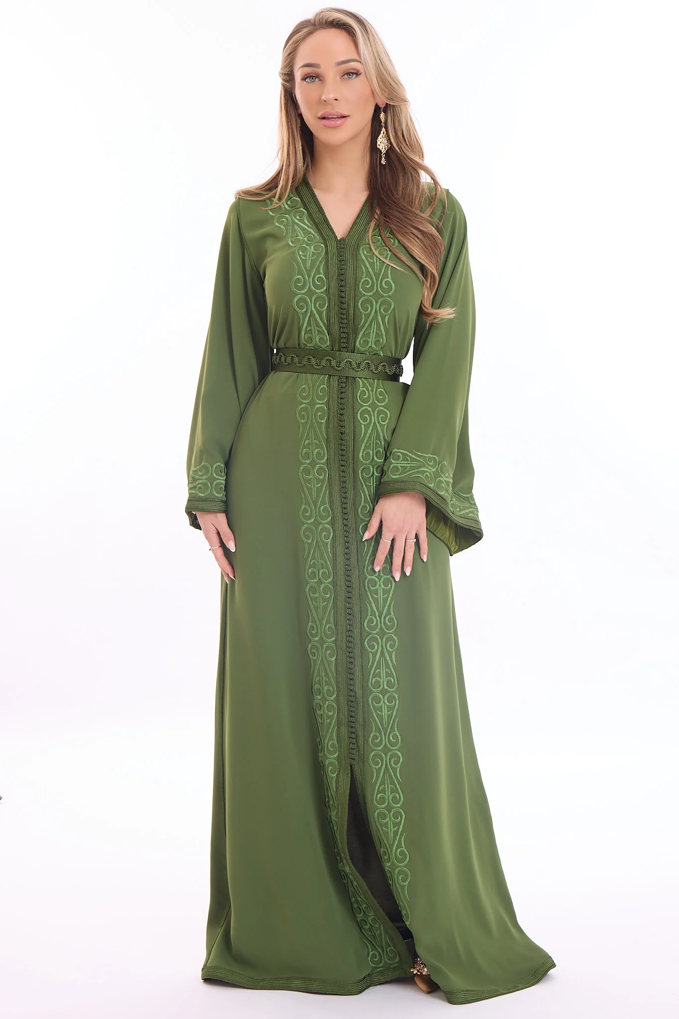Caftan Fana Olivegreen - Image 7