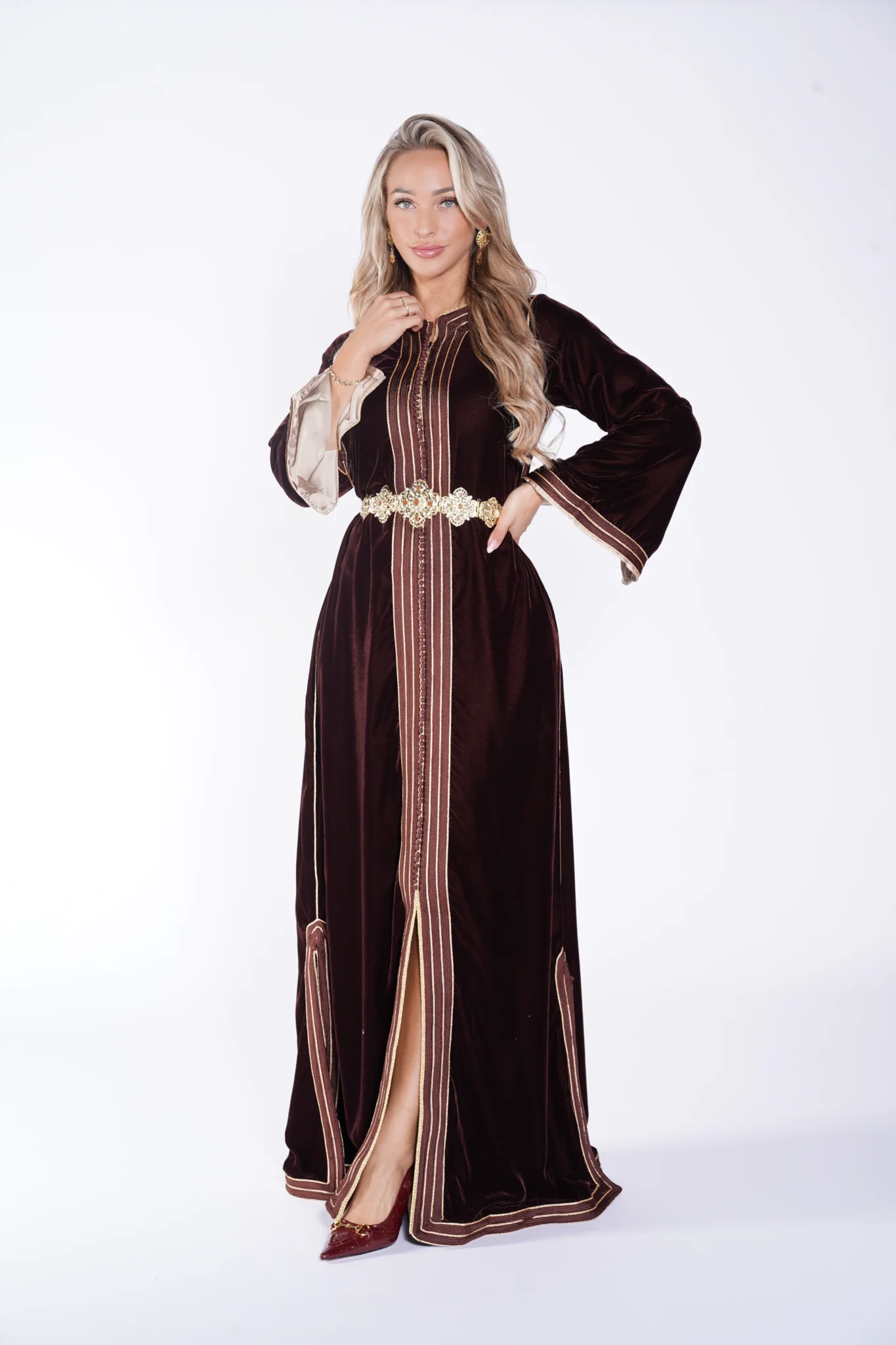 Caftan Farah Brown - Image 10