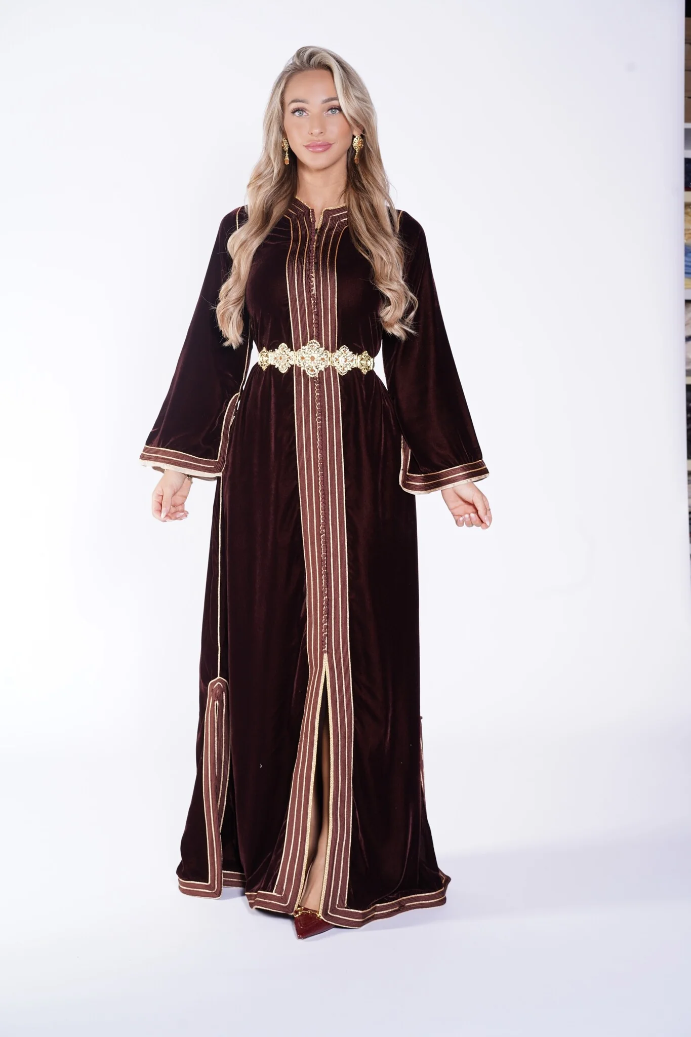 Caftan Farah Brown - Image 4