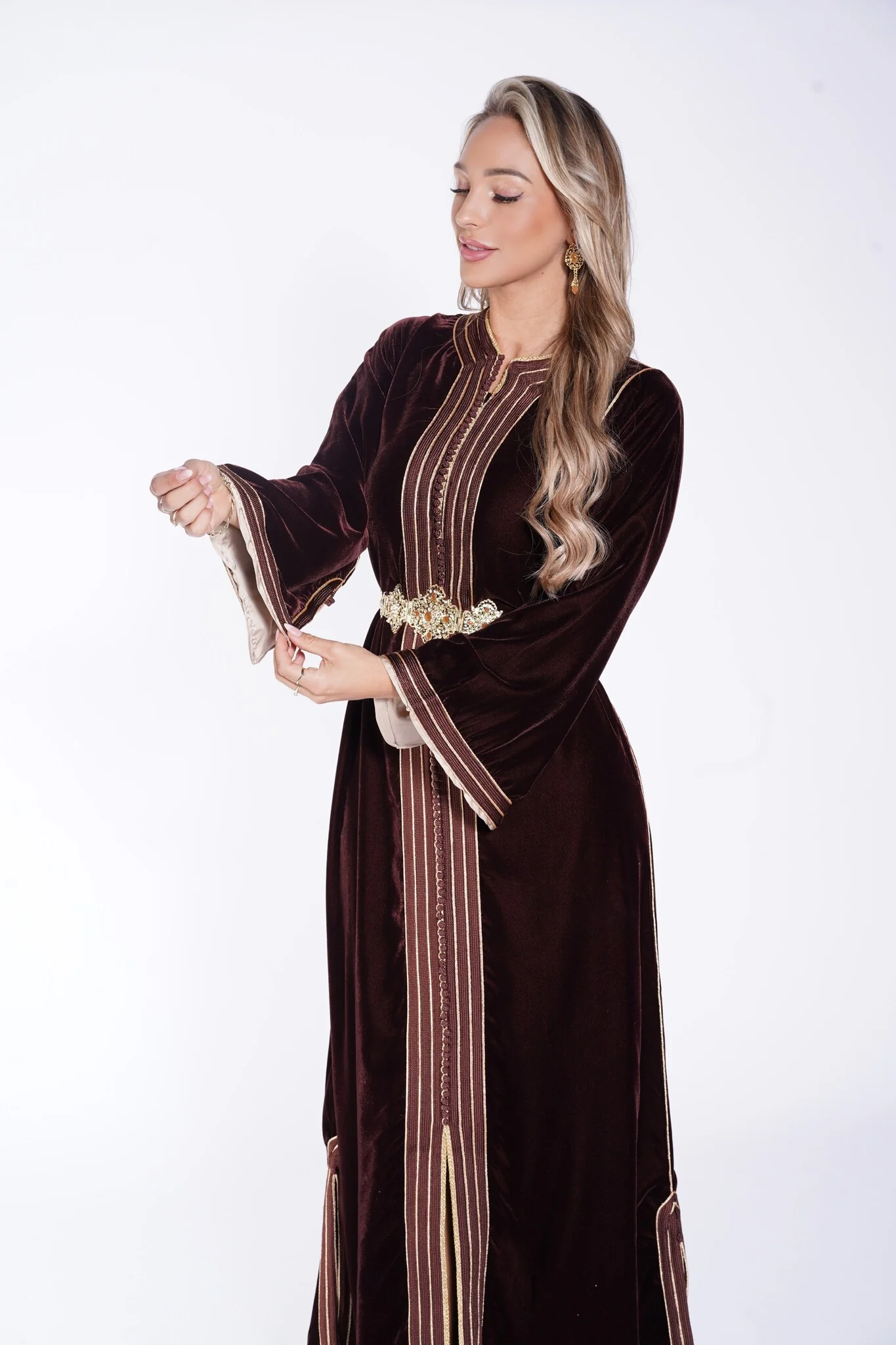 Caftan Farah Brown - Image 5