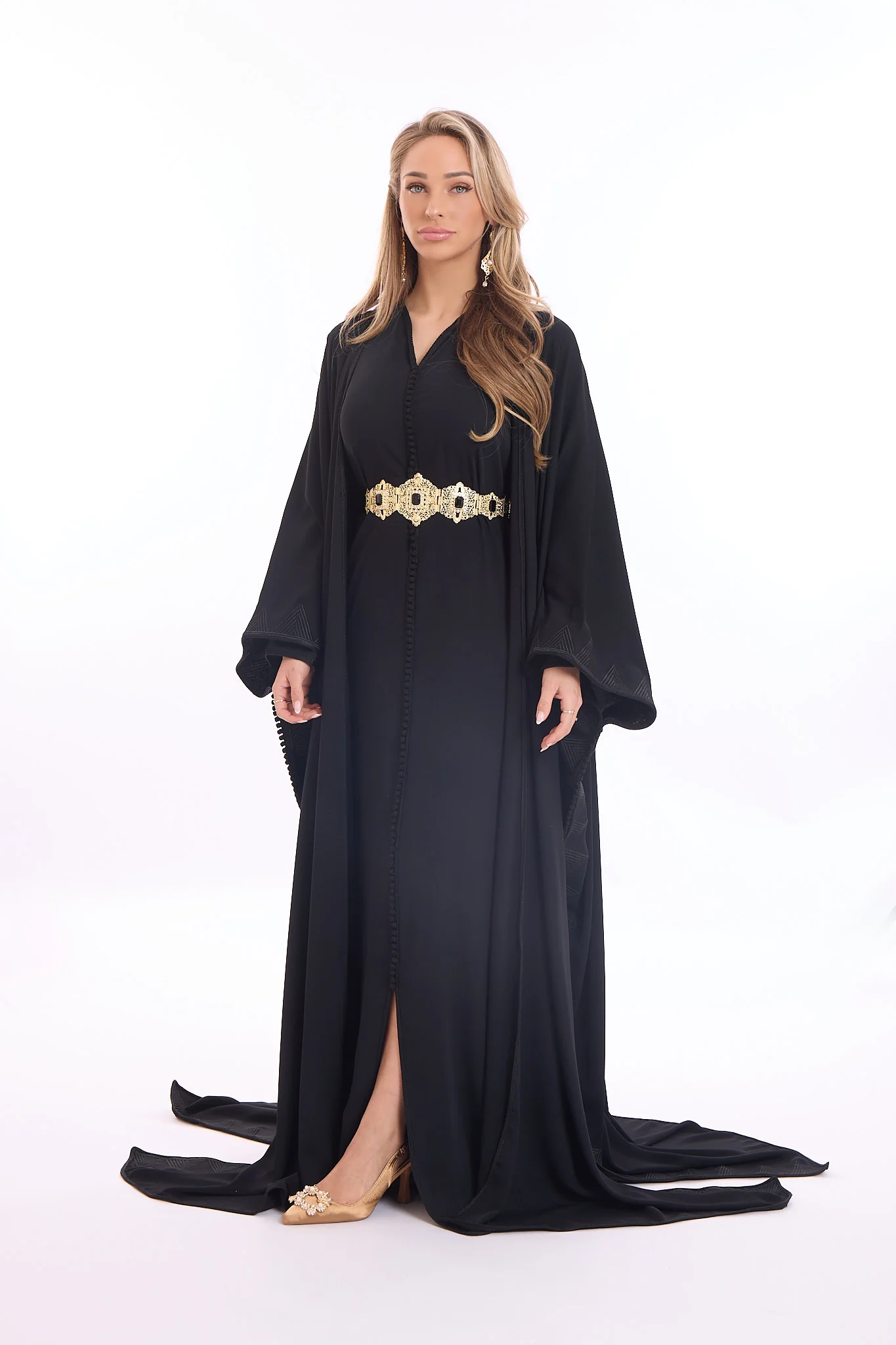 Caftan Fatin Black - Image 3