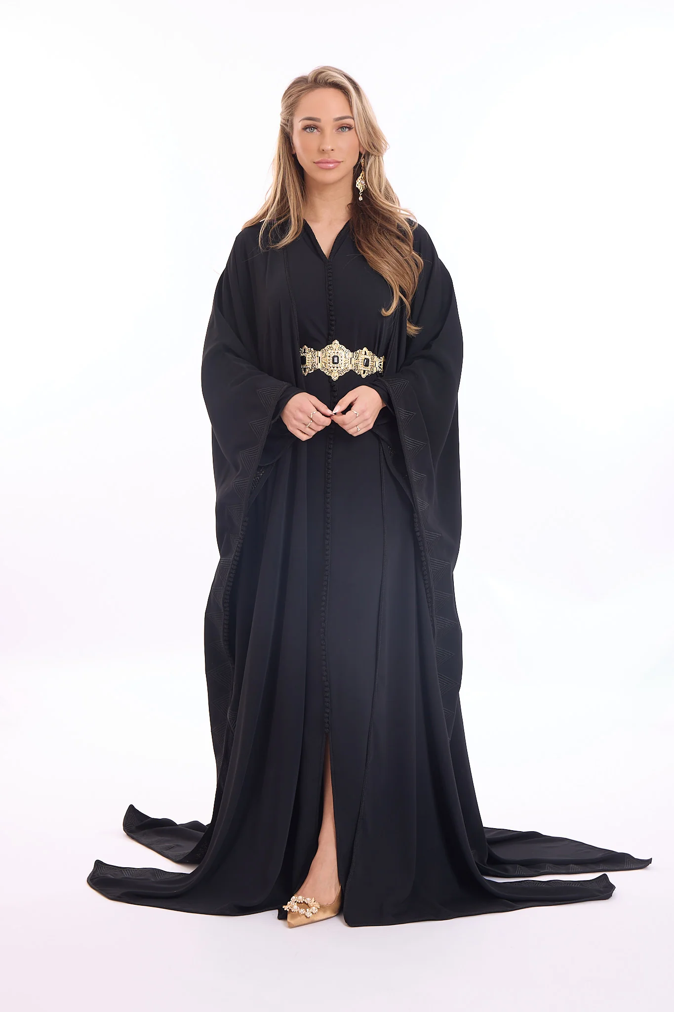 Caftan Fatin Black - Image 4
