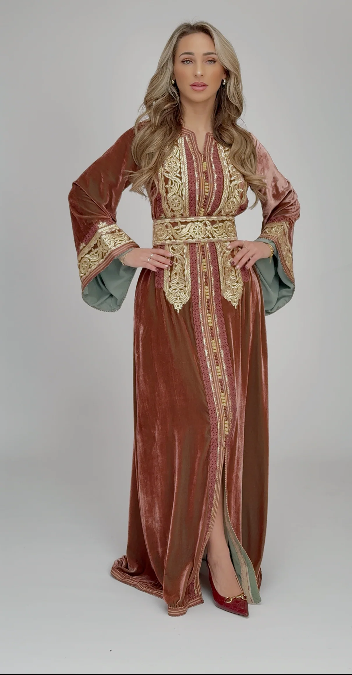 Caftan Fidya Darkorange - Image 2