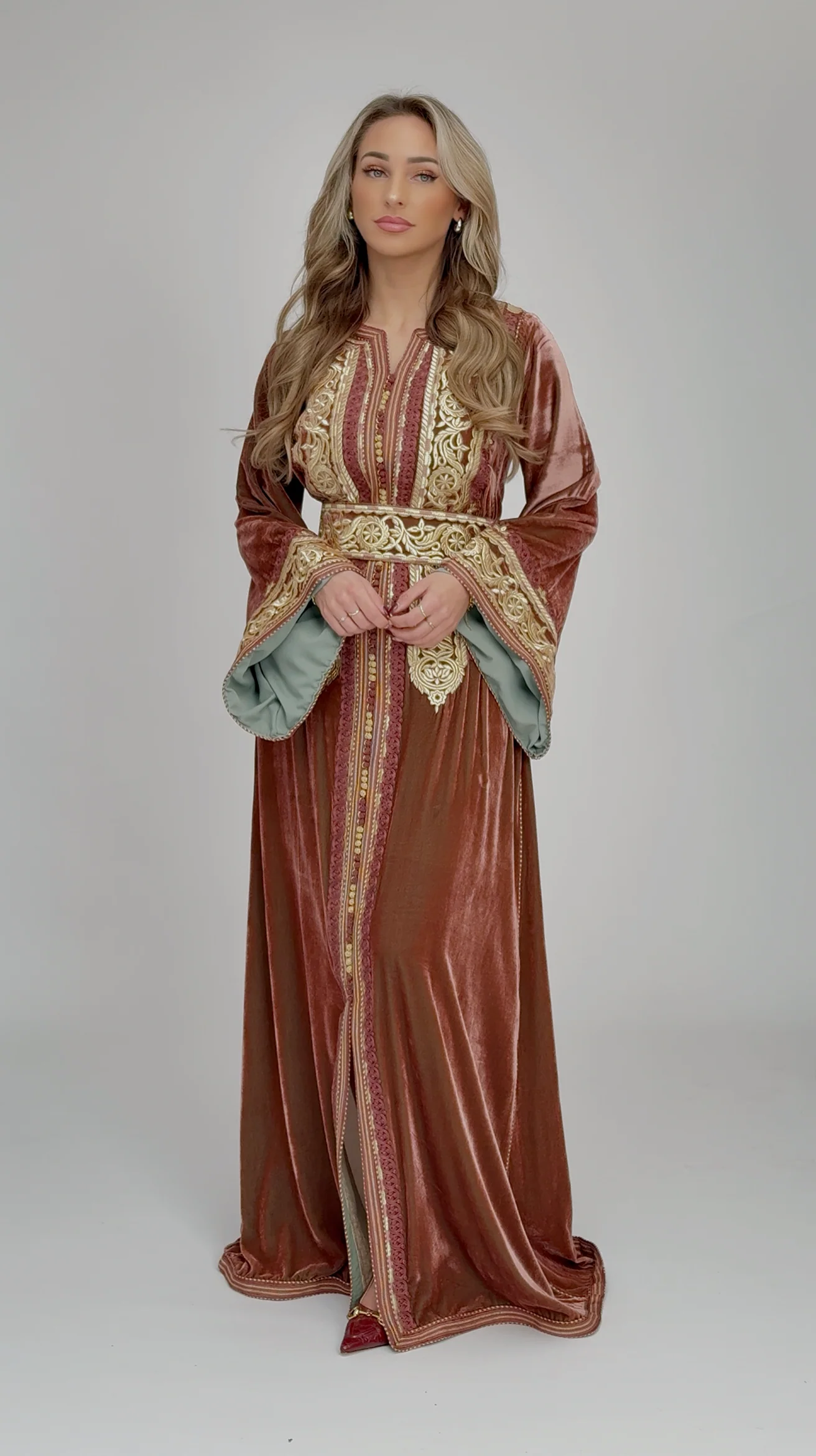 Caftan Fidya Darkorange - Image 3