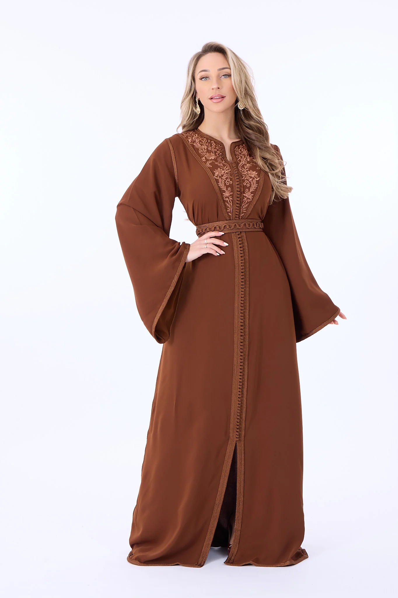 Caftan Hadeel Brown - Image 3
