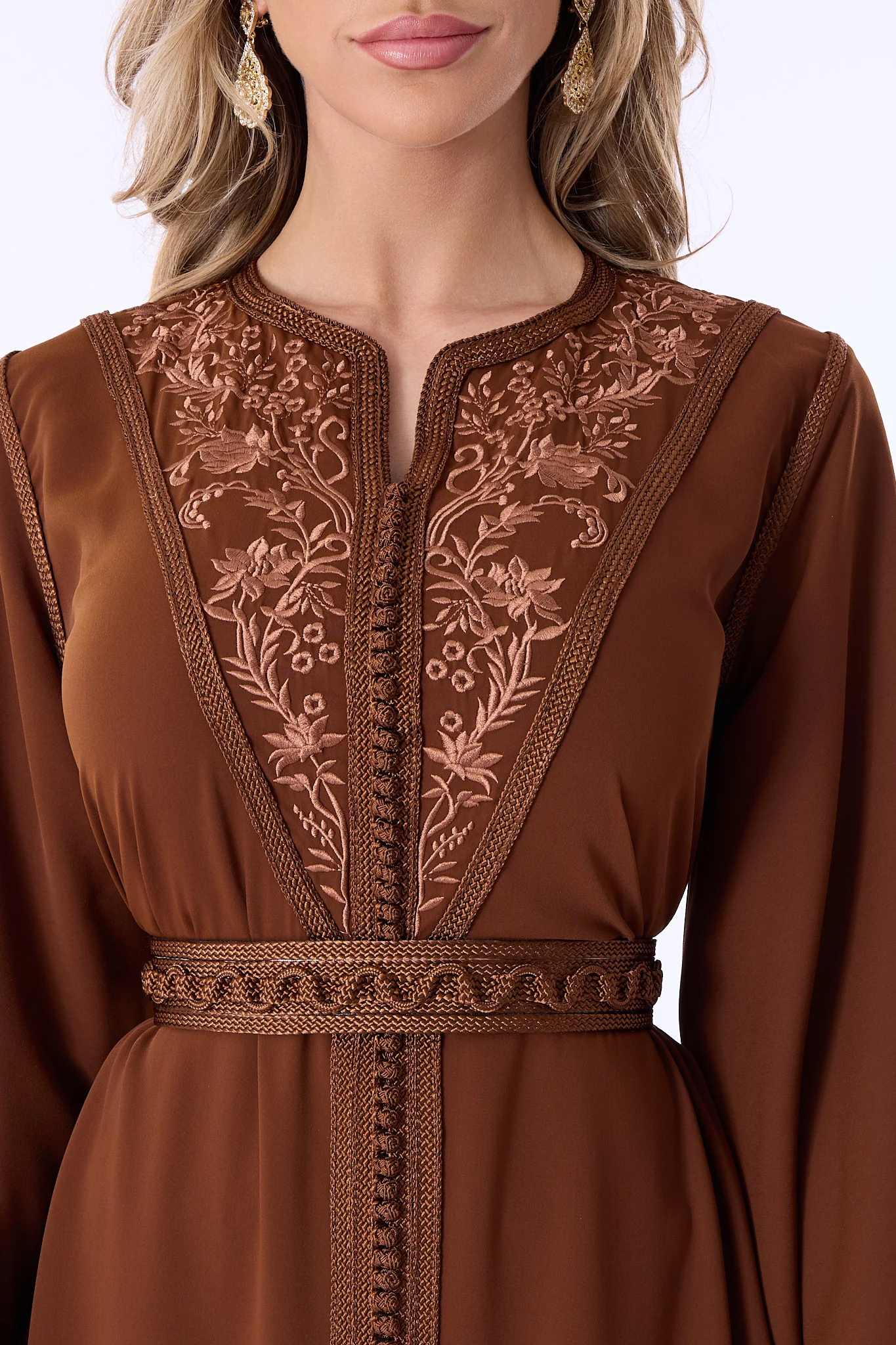 Caftan Hadeel Brown - Image 4
