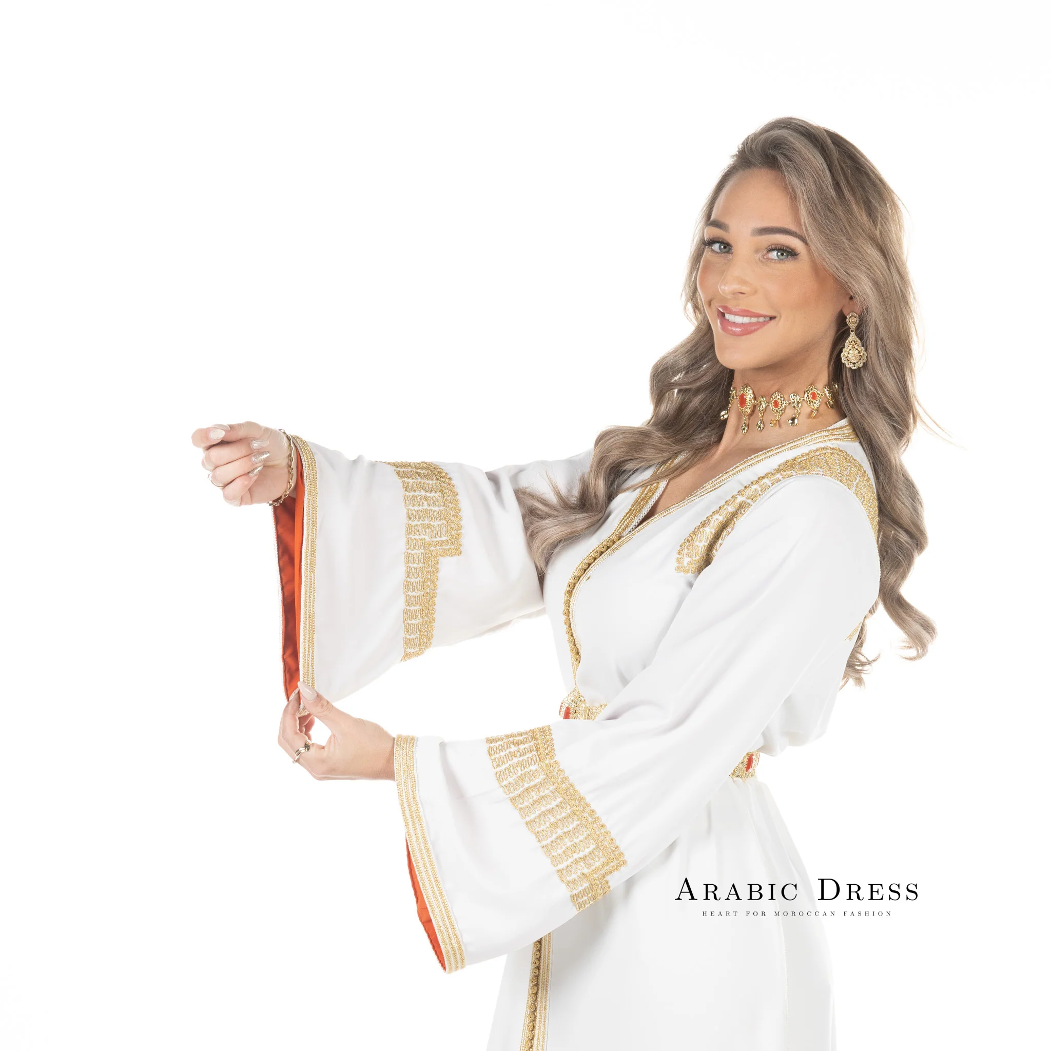 Caftan Hafsa Brokenwhite - Image 4