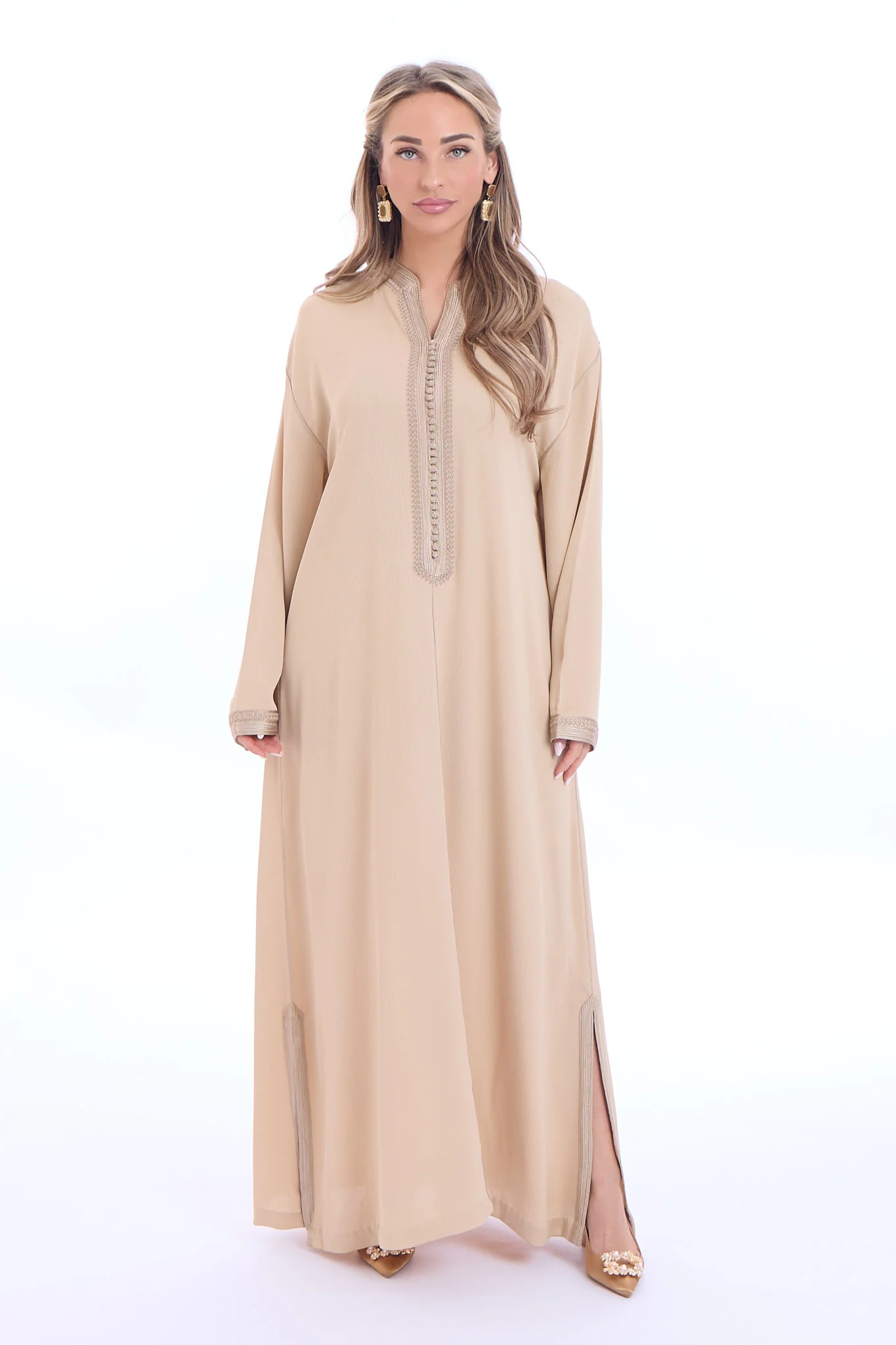 Caftan Haneen Beige - Image 3