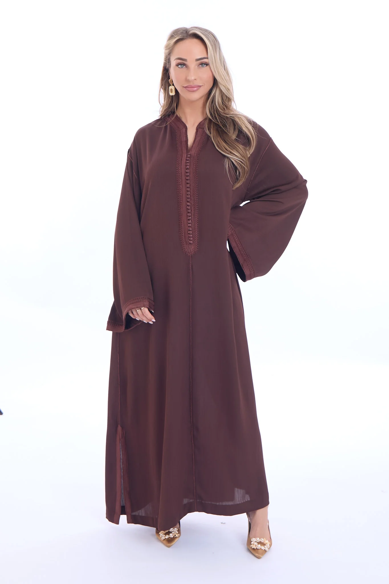 Caftan Haneen Brown - Image 5