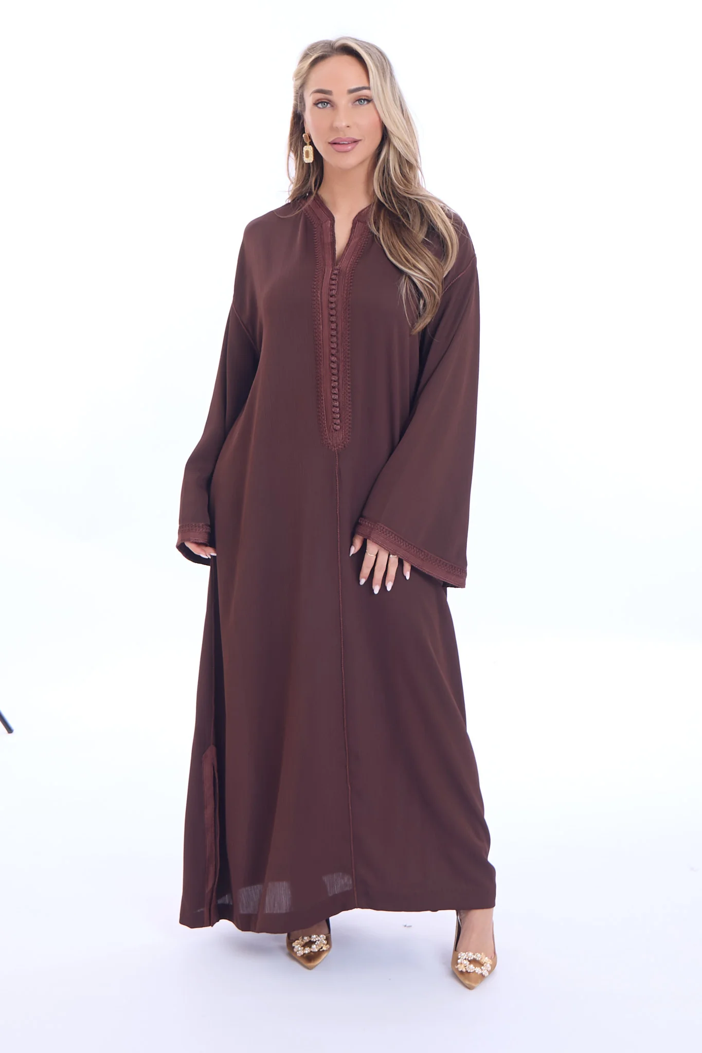 Caftan Haneen Brown - Image 6