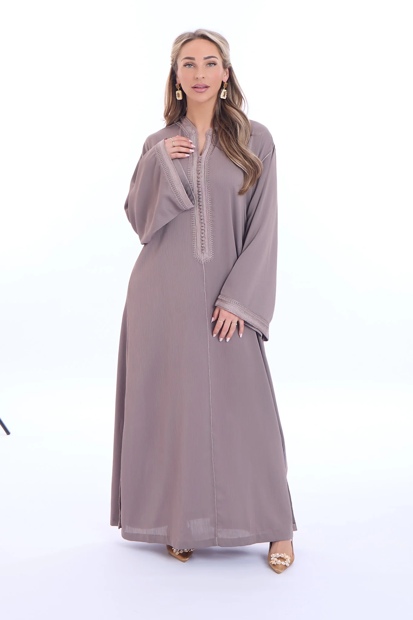 Caftan Haneen Latte - Image 12