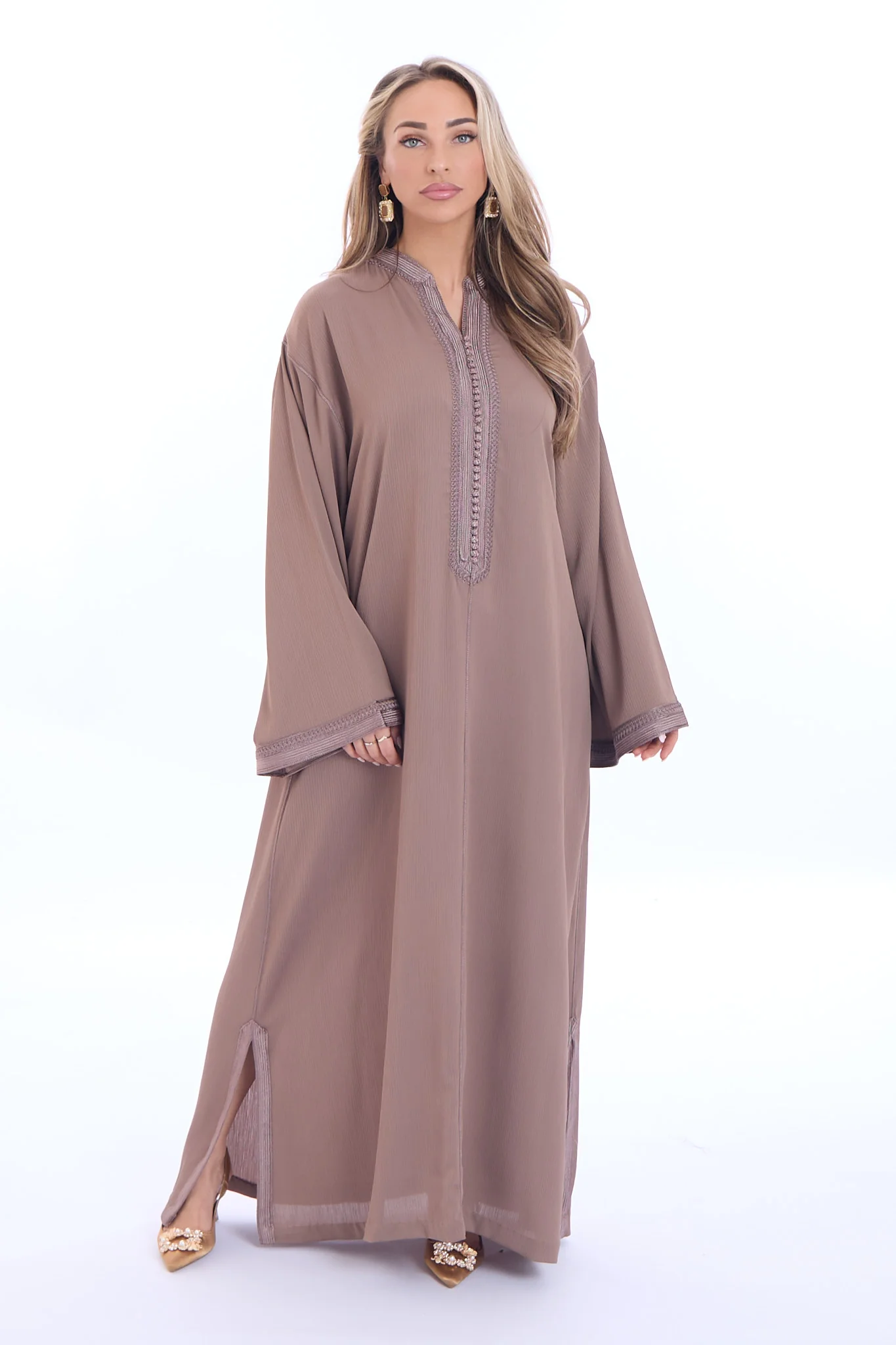 Caftan Haneen Nude - Image 6