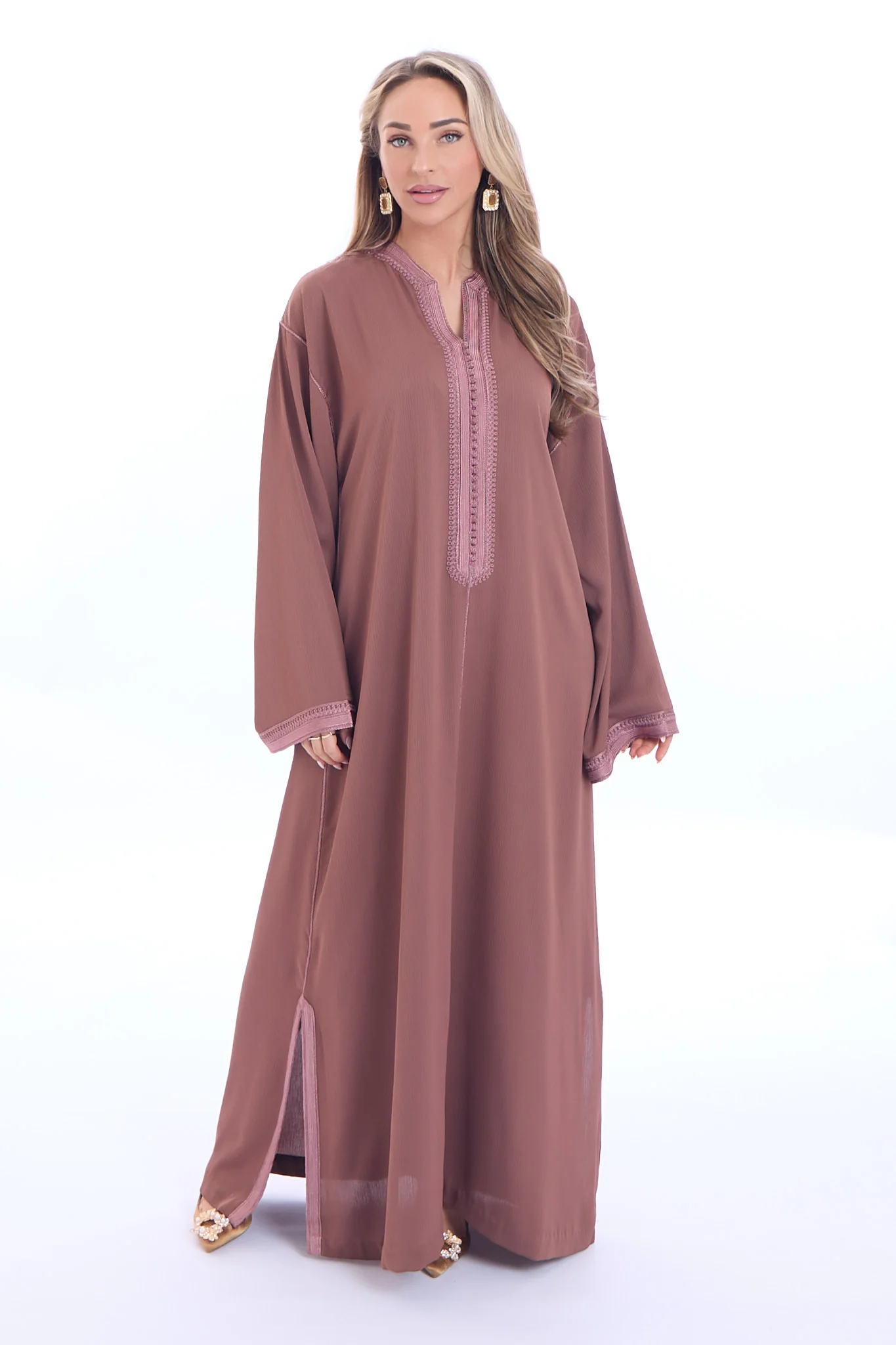 Caftan Haneen Paleviolet Pink - Image 2