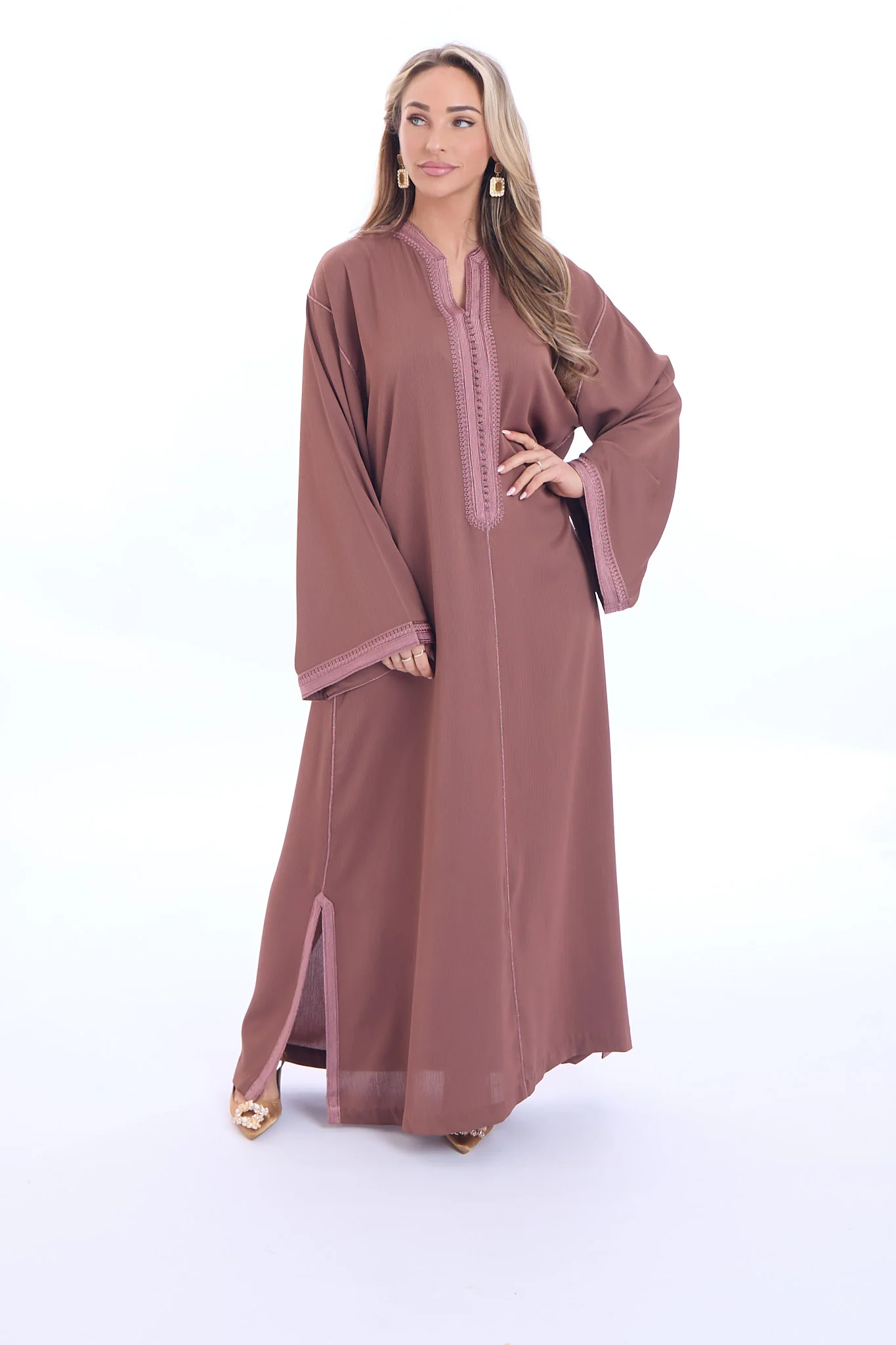 Caftan Haneen Paleviolet Pink - Image 5