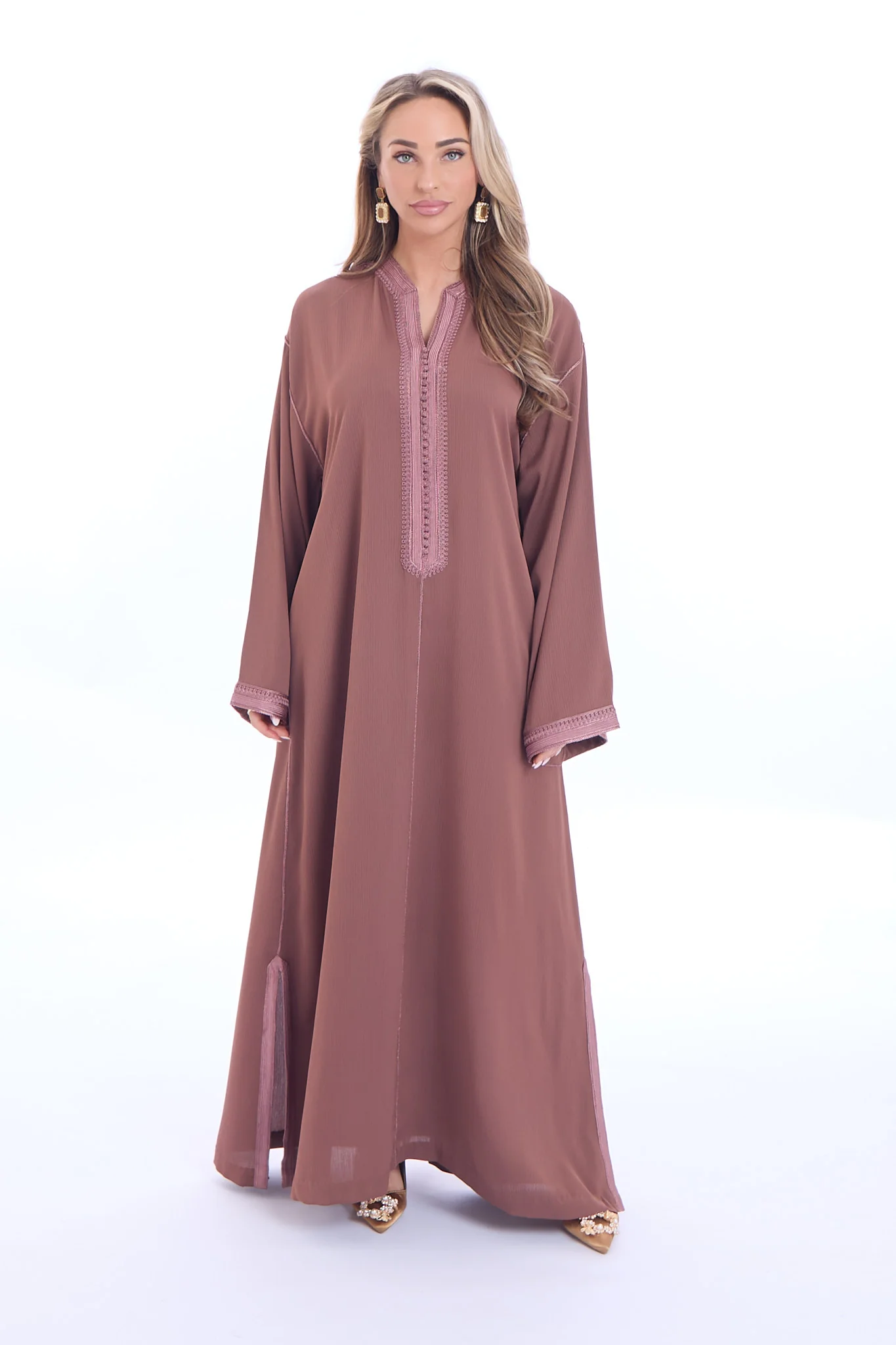 Caftan Haneen Paleviolet Pink - Image 6