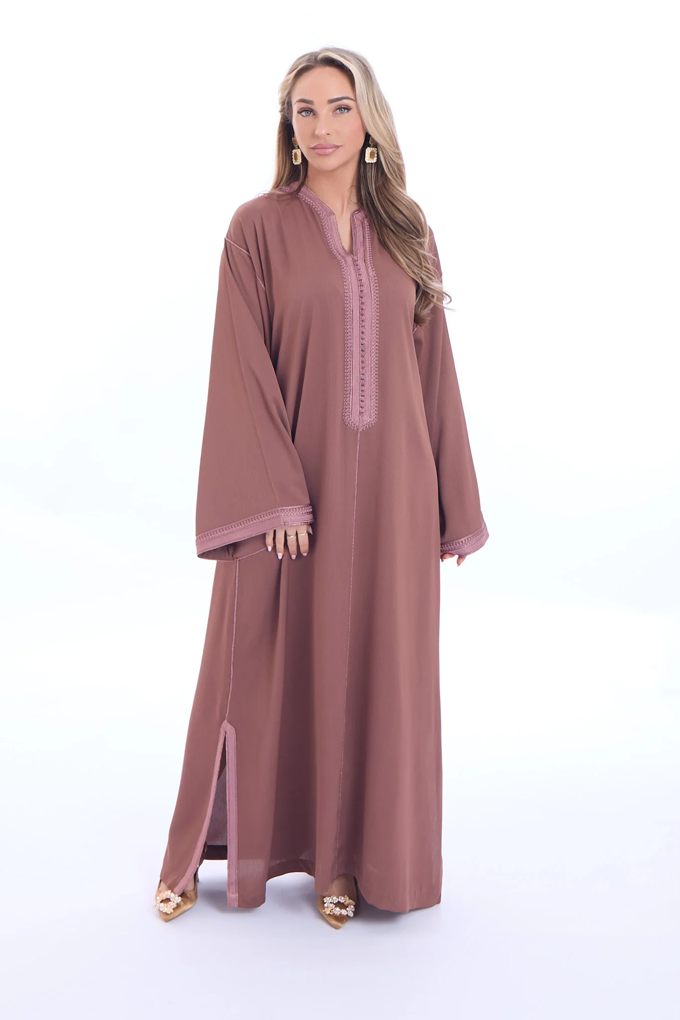 Caftan Haneen Paleviolet Pink - Image 8