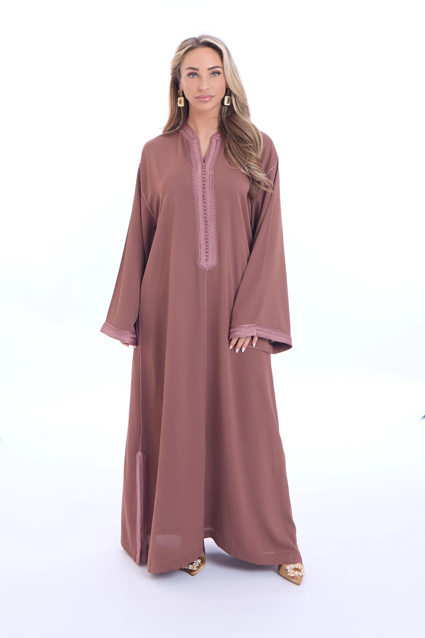 Caftan Haneen Paleviolet Pink - Image 9