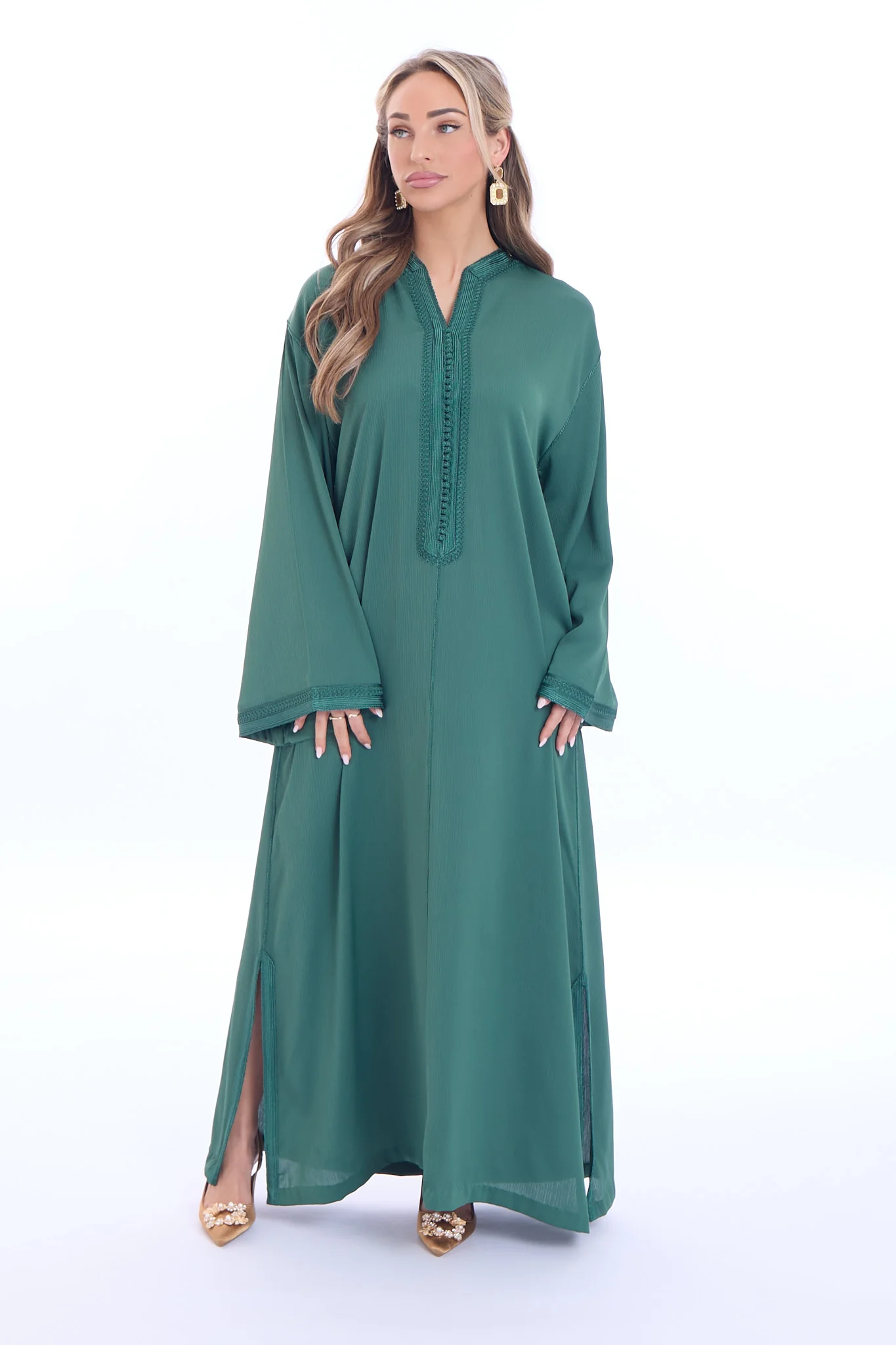 Caftan Haneen Pine Green - Image 5