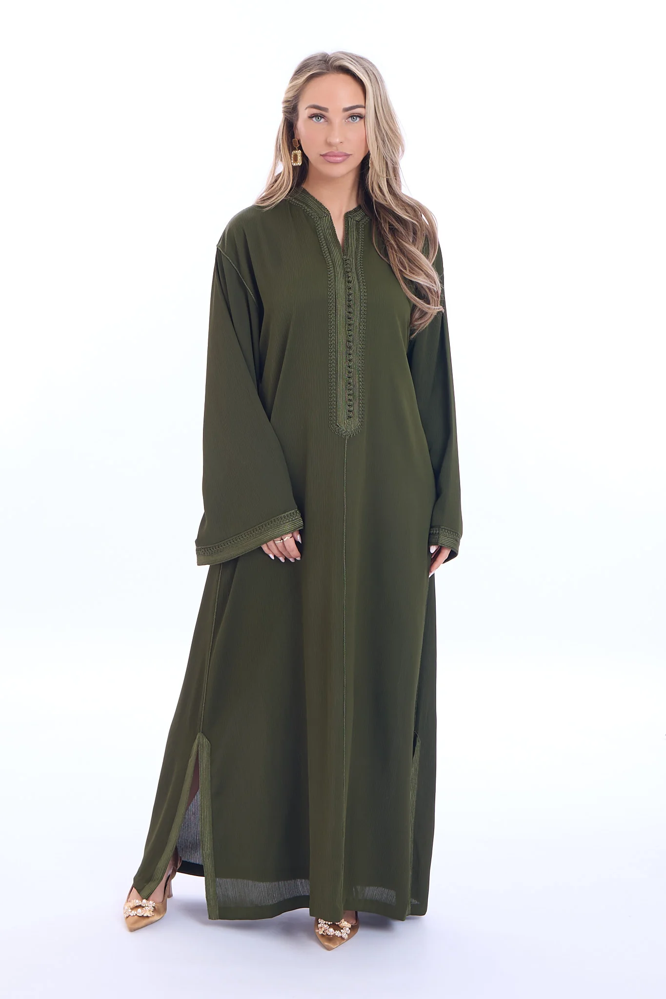Caftan Haneen Olivegreen - Image 2