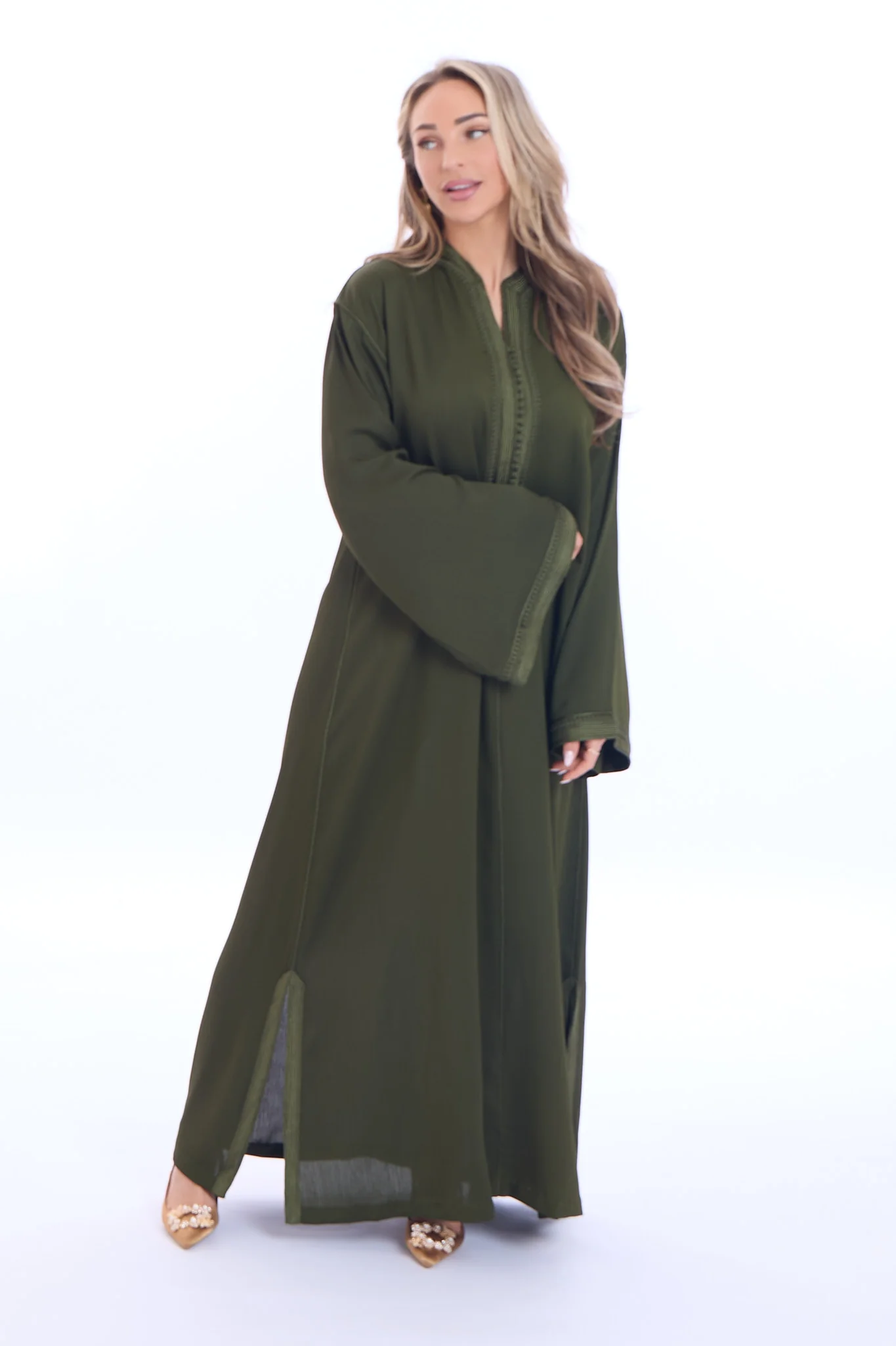 Caftan Haneen Olivegreen - Image 5
