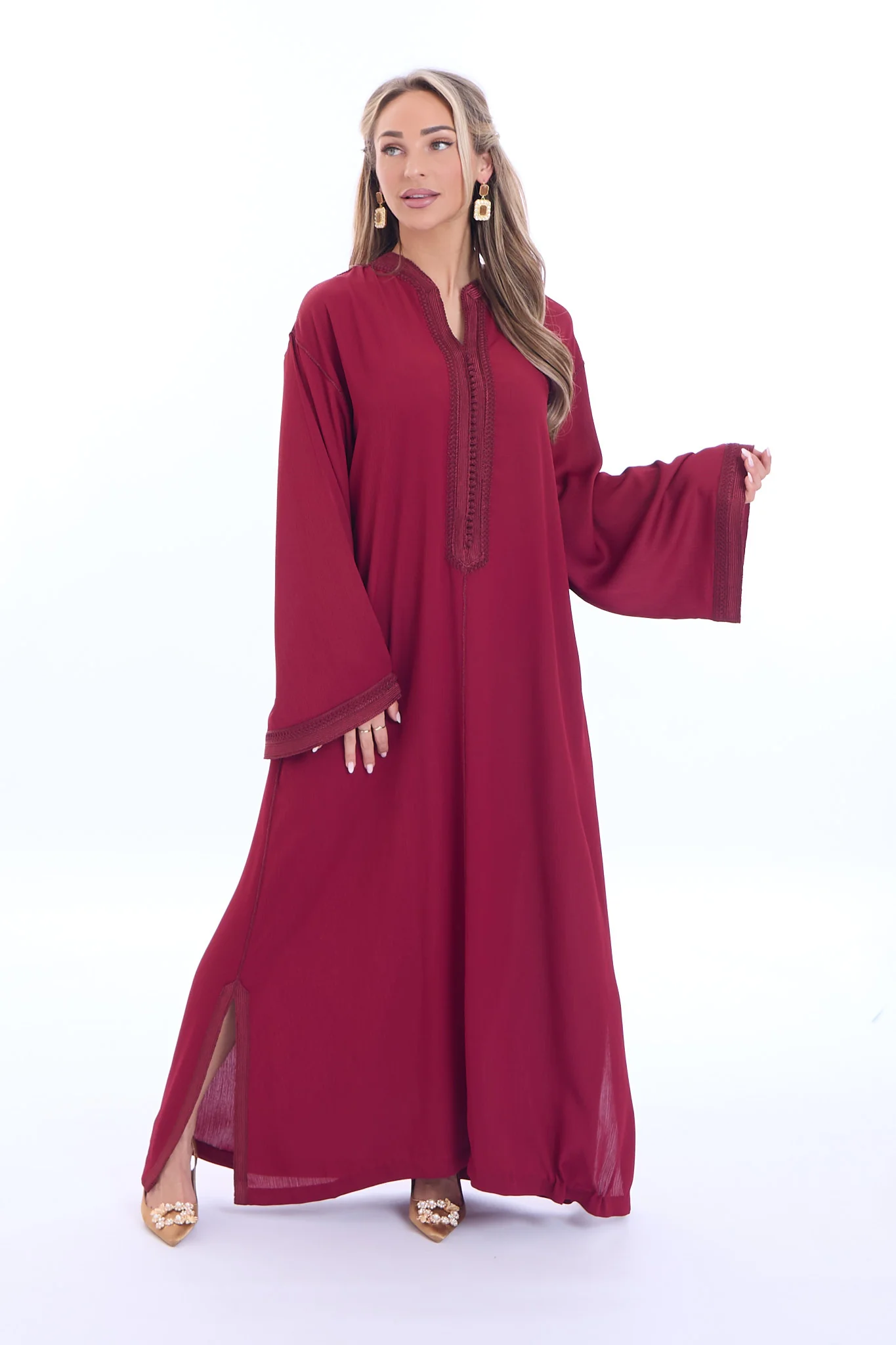 Caftan Haneen Red - Image 3