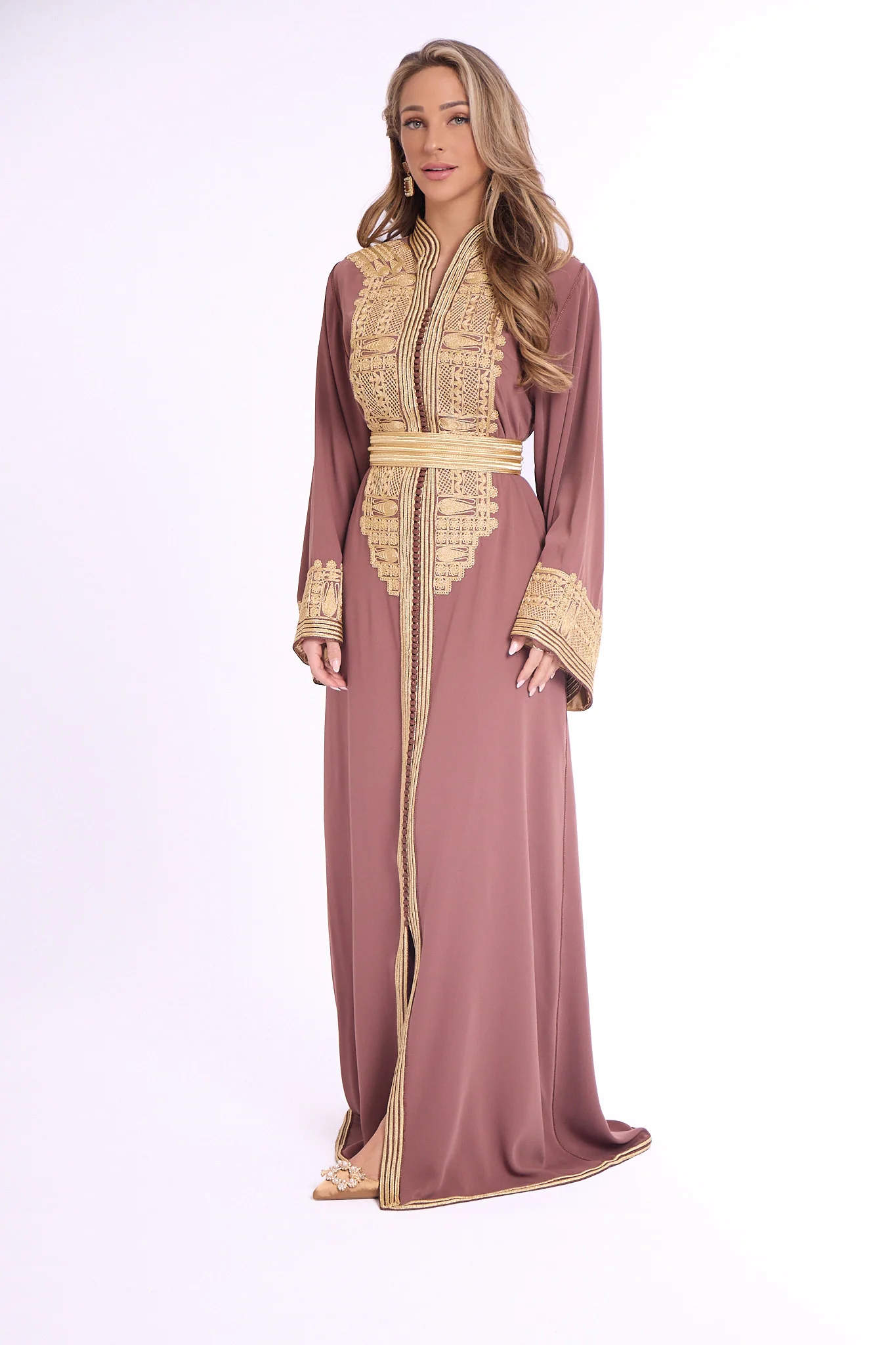 Caftan Haya Brown - Image 4