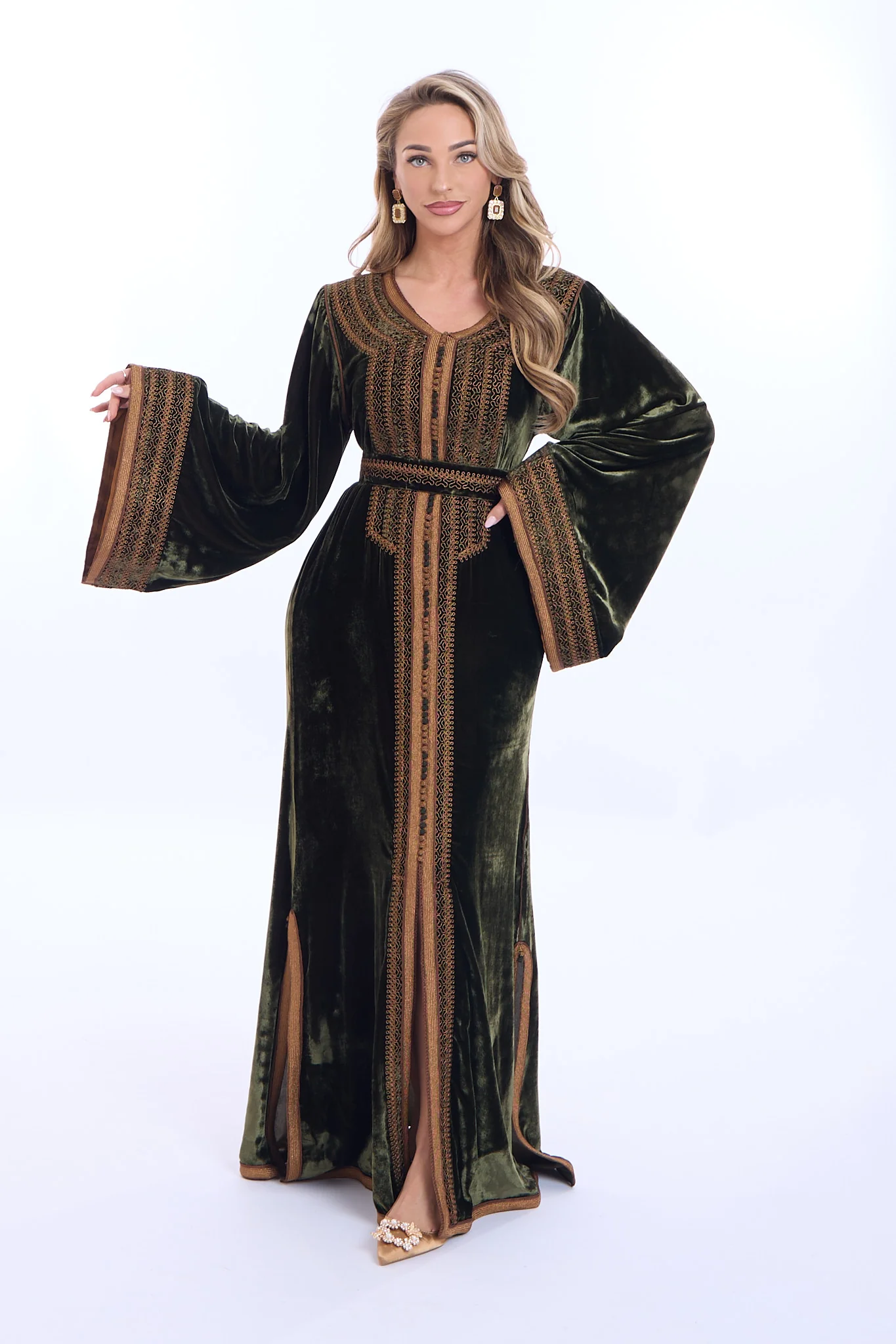 Caftan Huda Olivegreen - Image 2