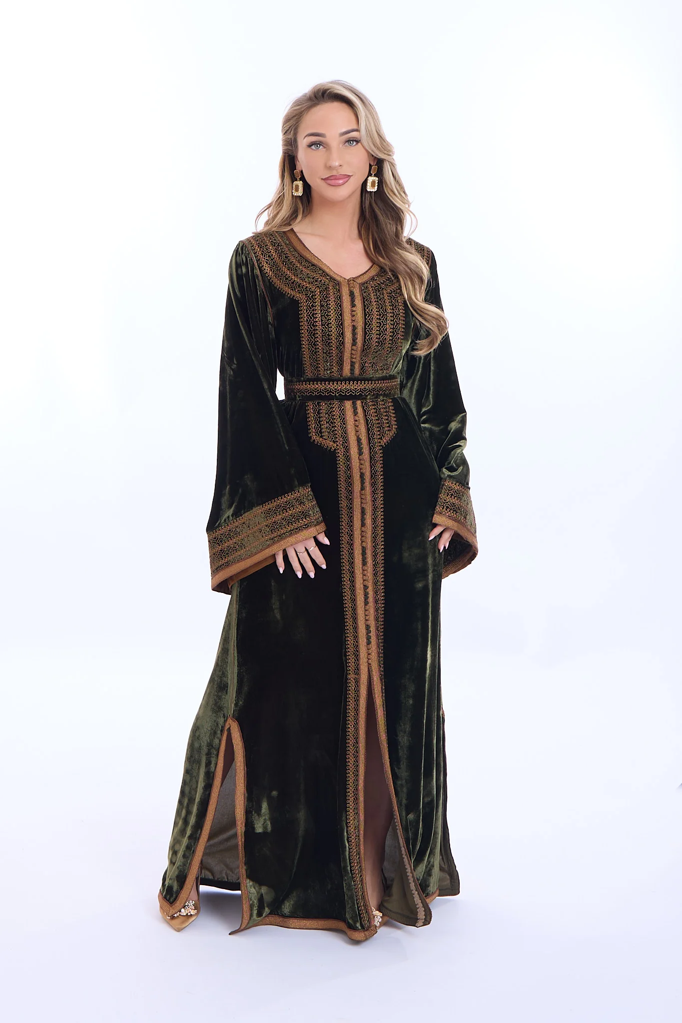 Caftan Huda Olivegreen - Image 5