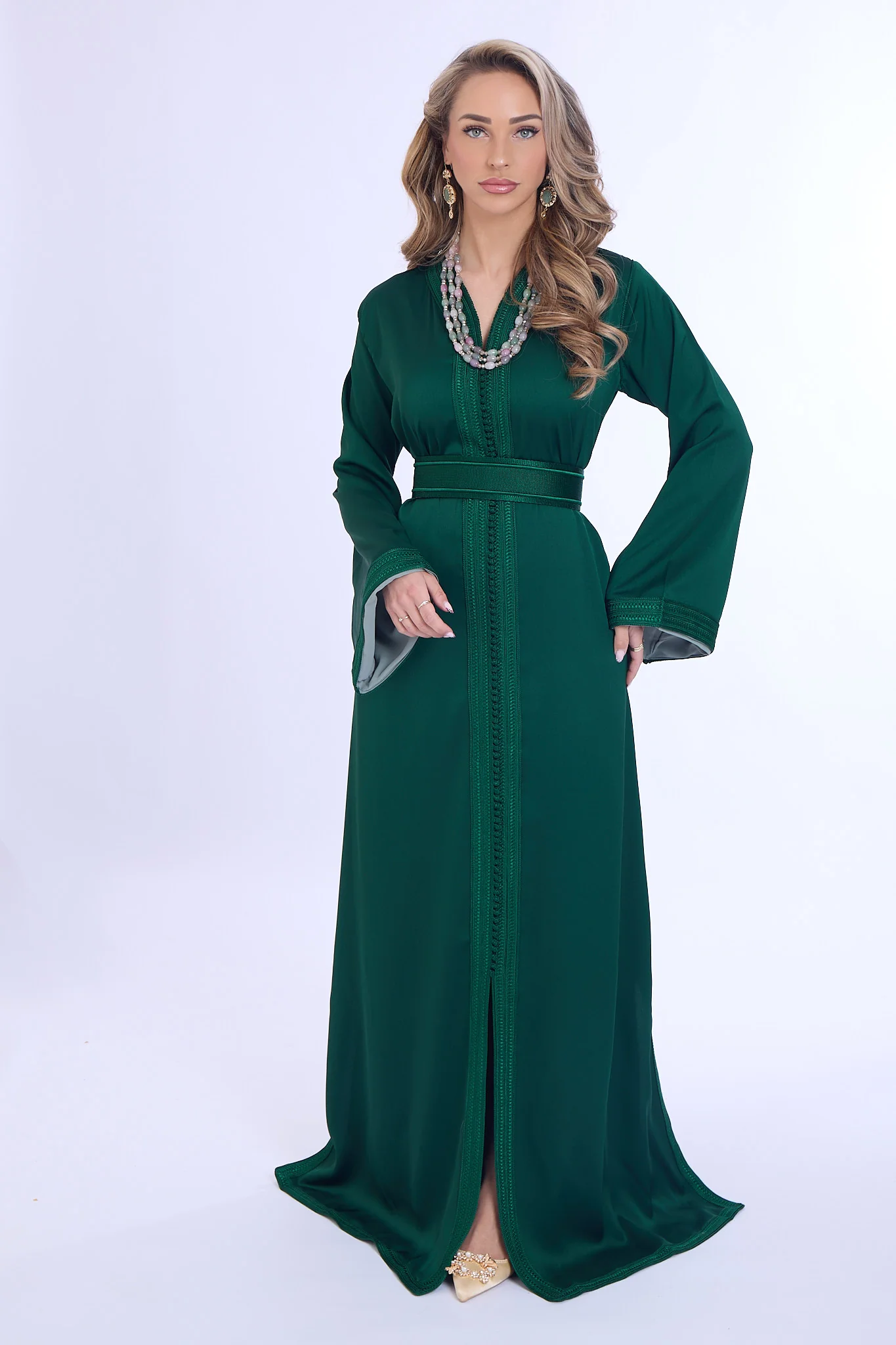 Caftan Imaan Darkgreen - Image 3