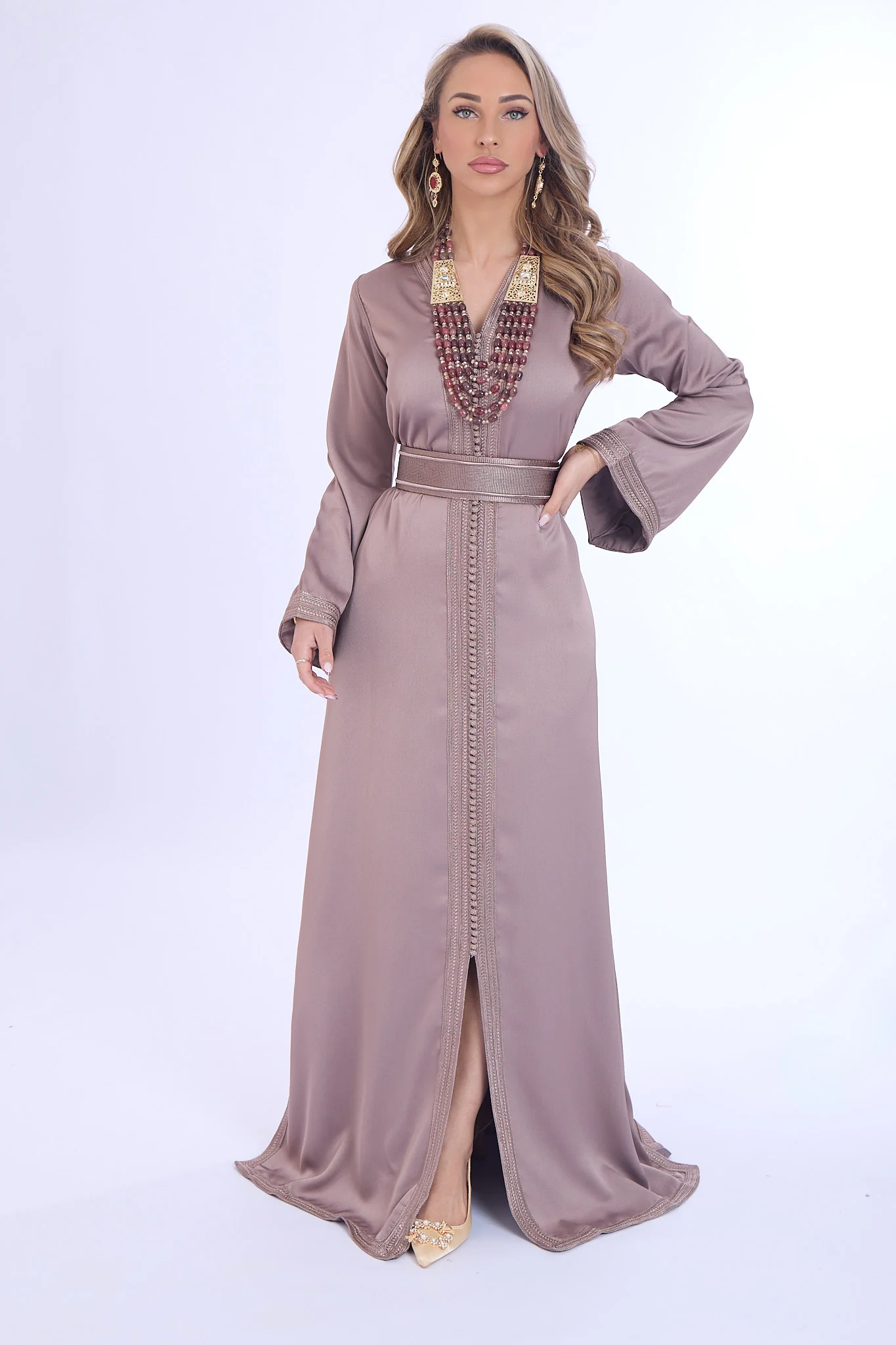 Caftan Imaan Nude - Image 6