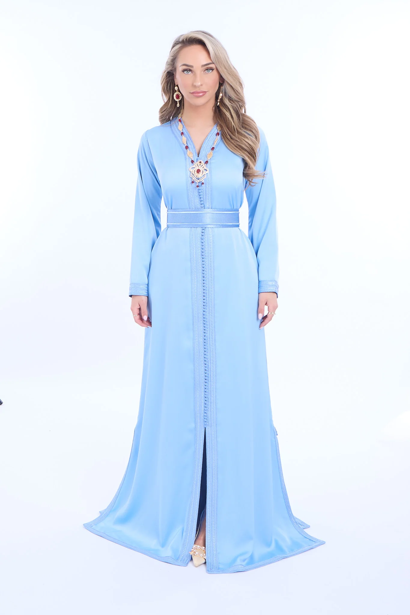 Caftan Imaan Lightblue - Image 2