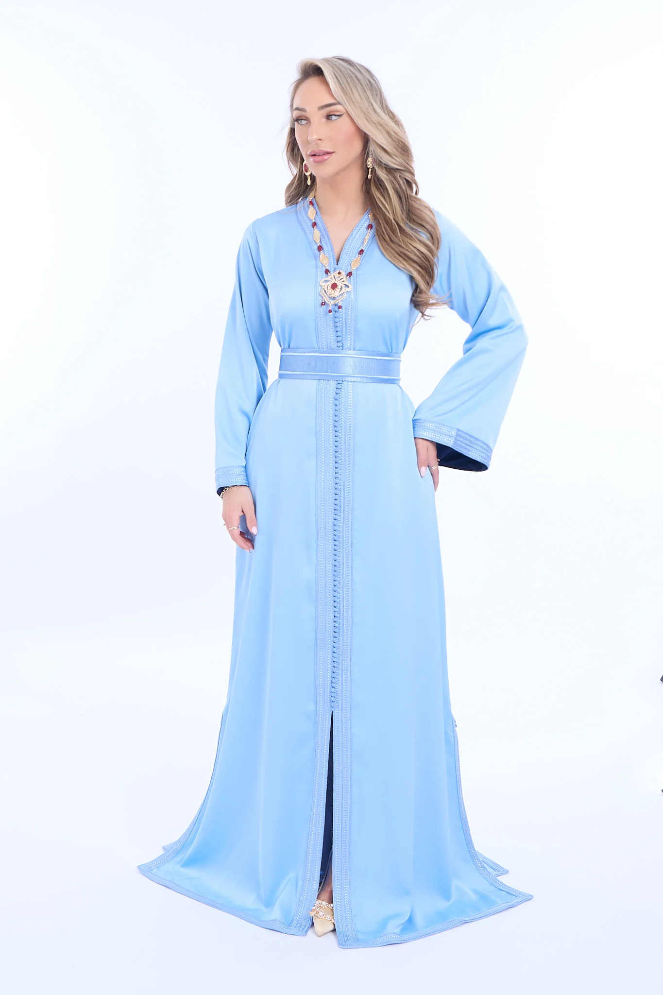 Caftan Imaan Lightblue - Image 5